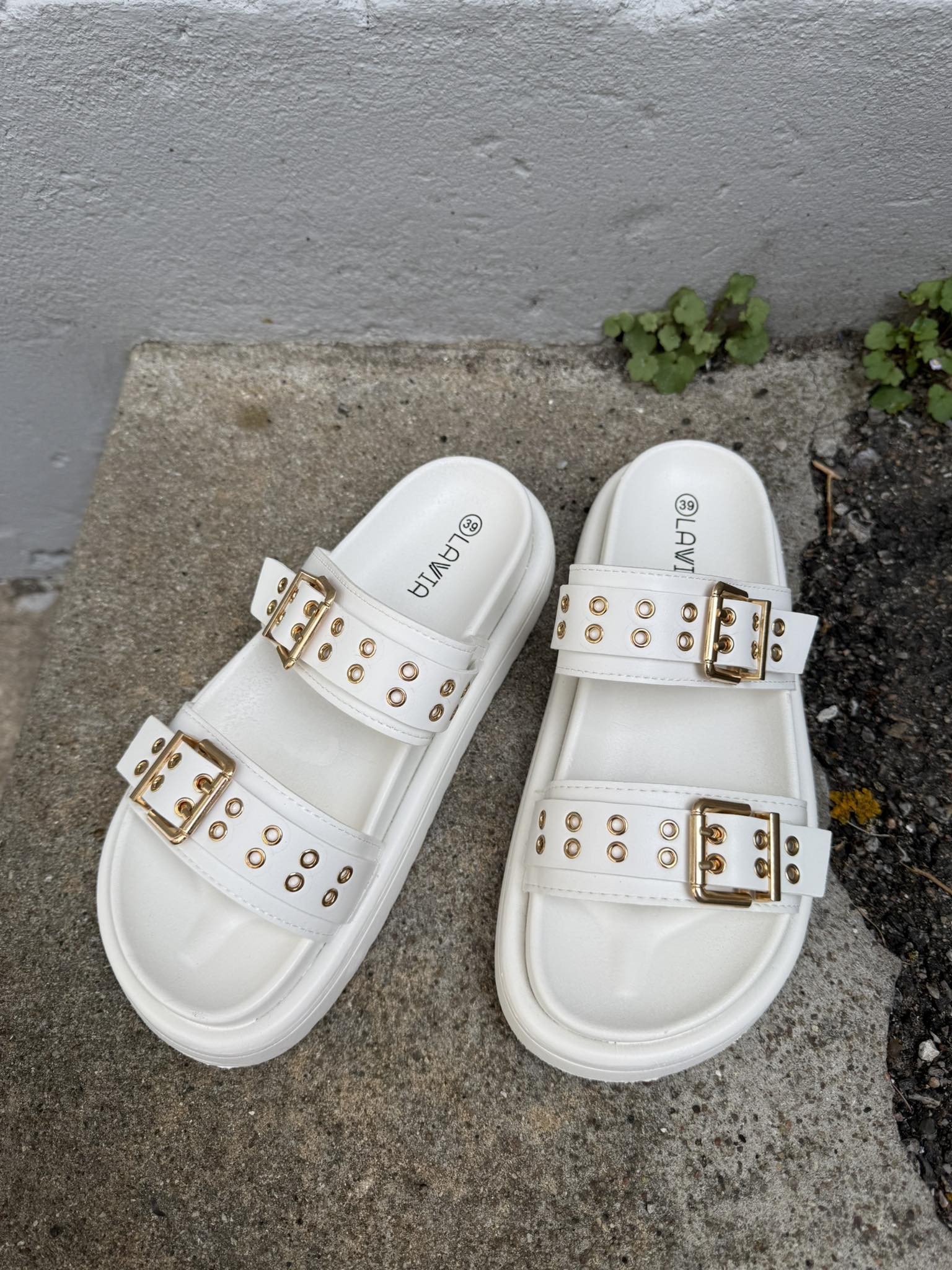 Holy Moly Sandals - White