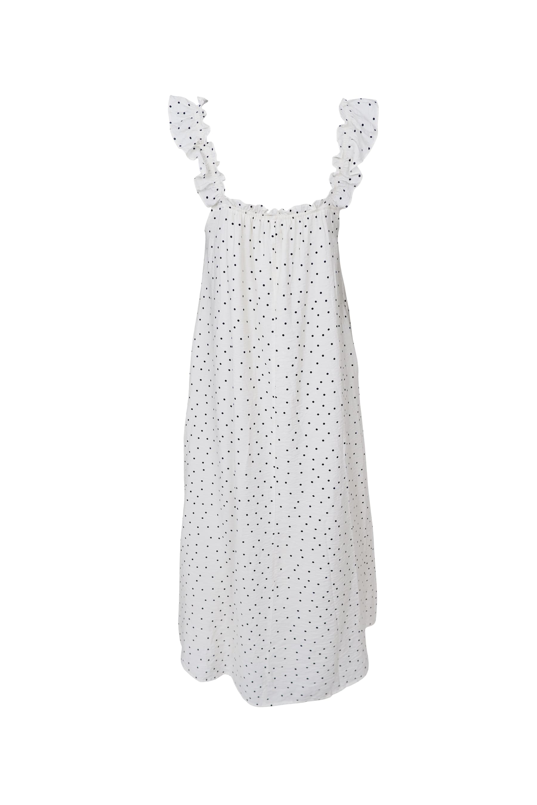 BENEDIKT klänning - Off White Dot