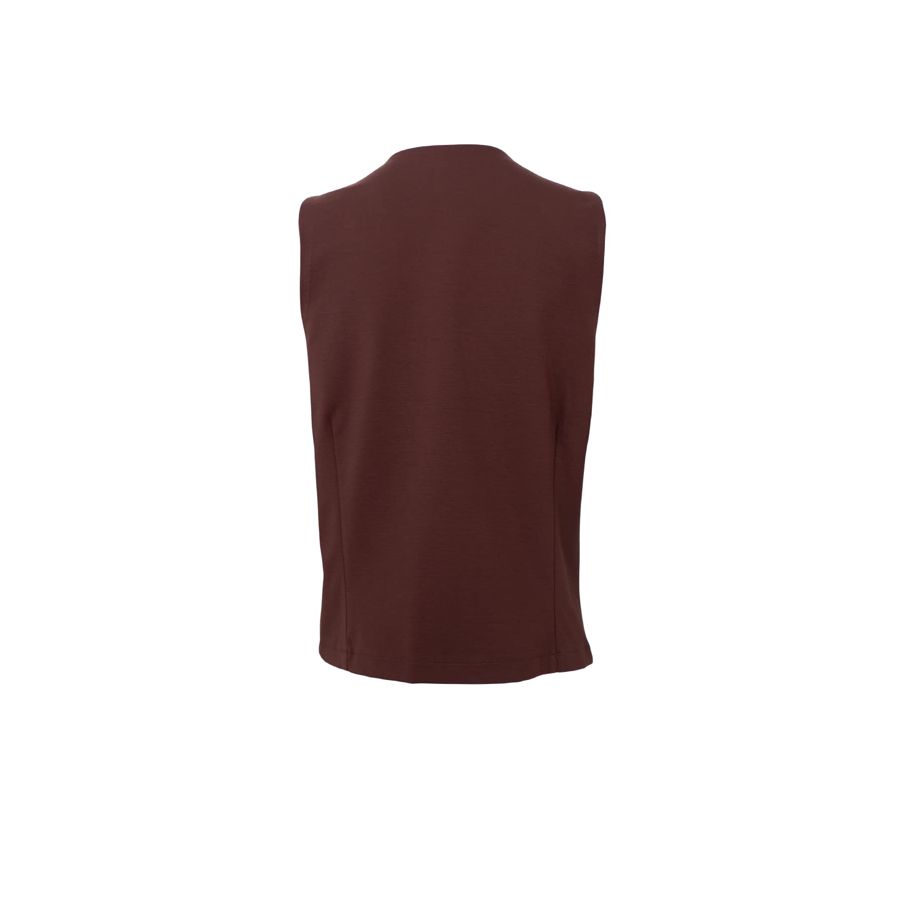 DAVI casual vest - Coffee