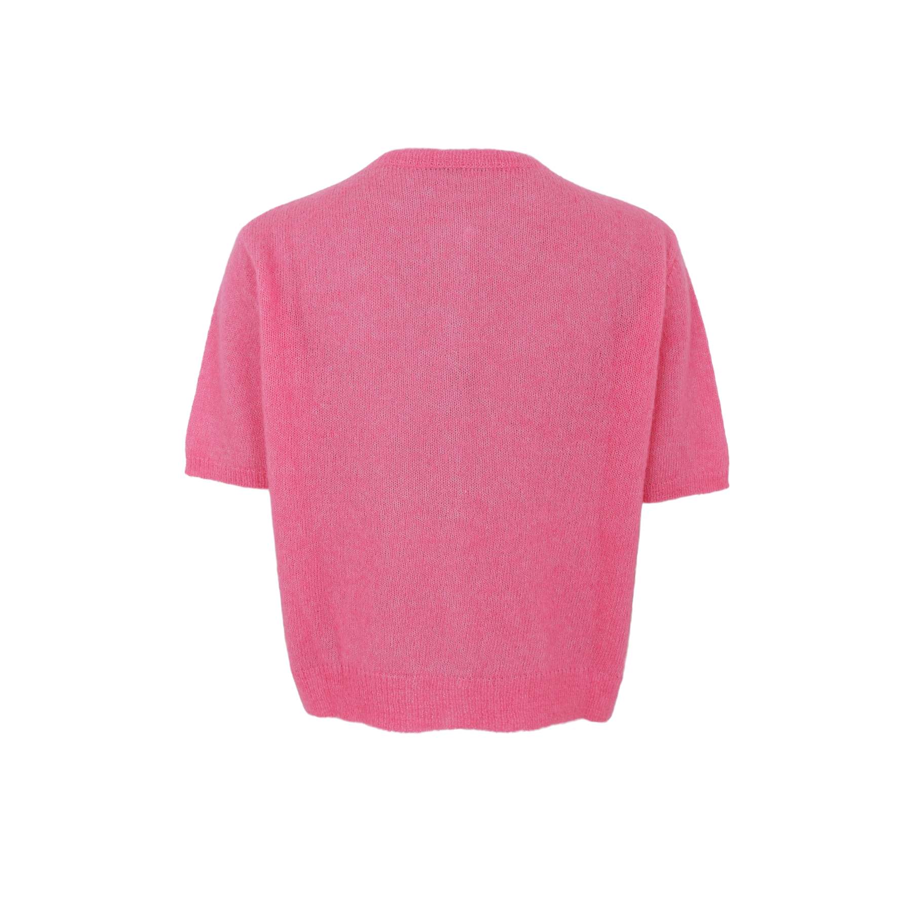 Dell SS cardigan - Raspberry