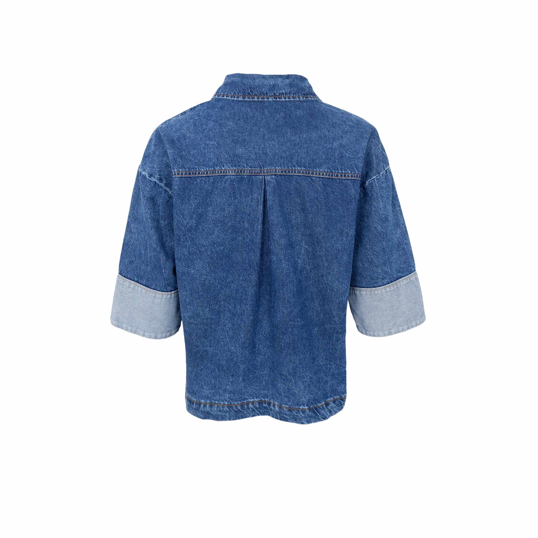 PREORDER-Izzy denim jacket - Mid Blue