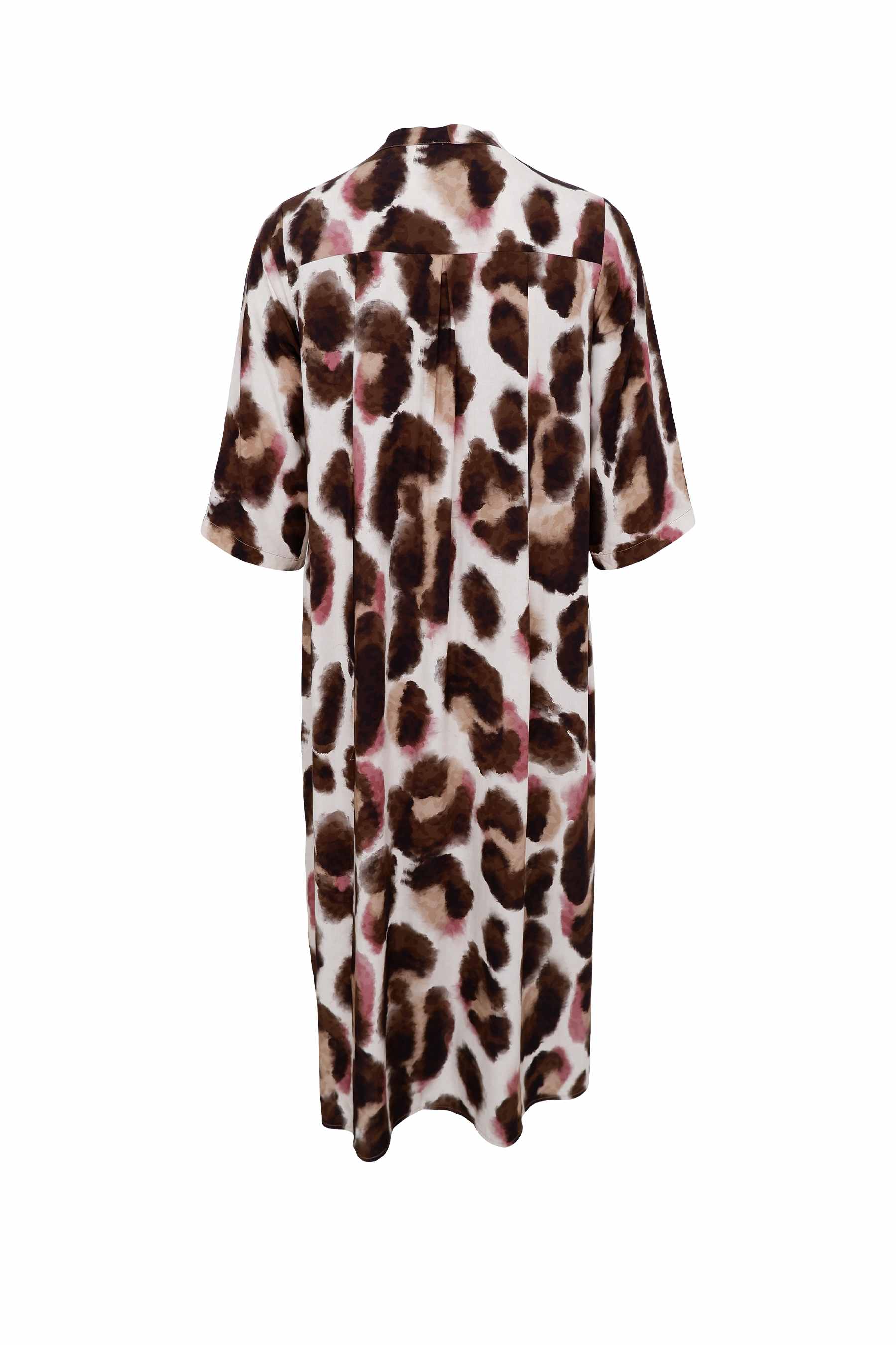 KENNA shirt dress - Brown Rose