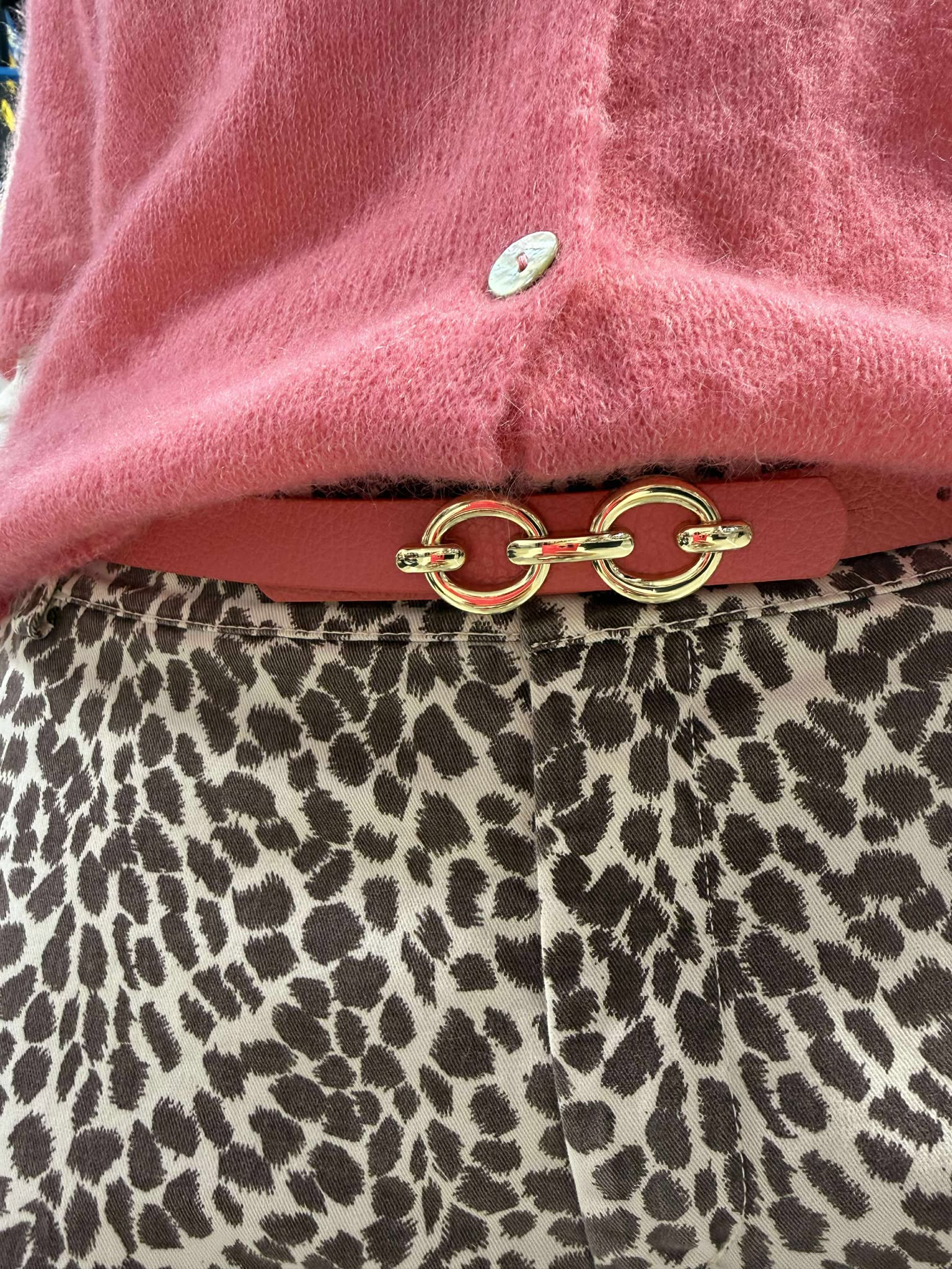 PREORDER-Lotus belt - Raspberry
