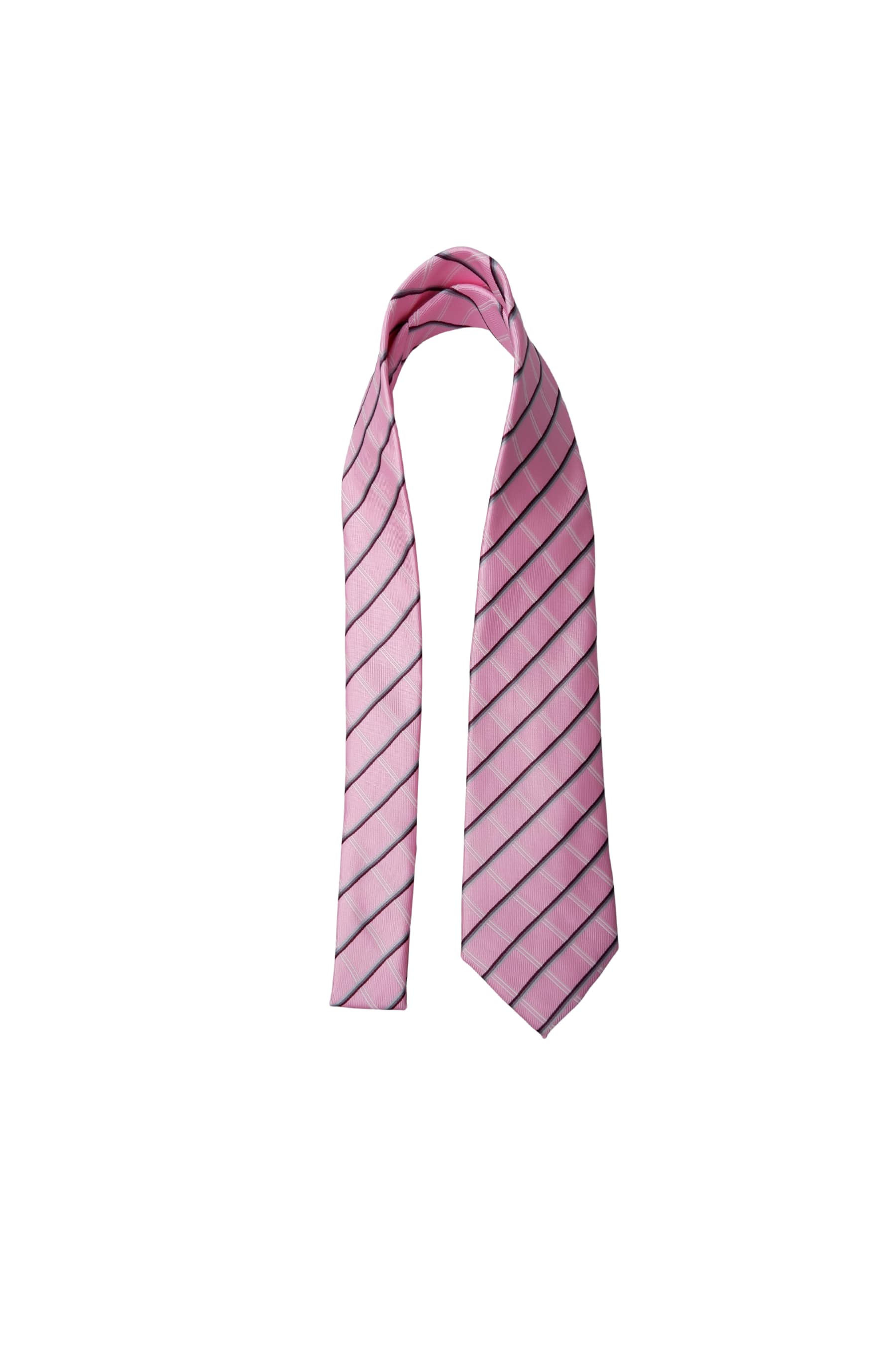 LULU tie - Pink Stripe