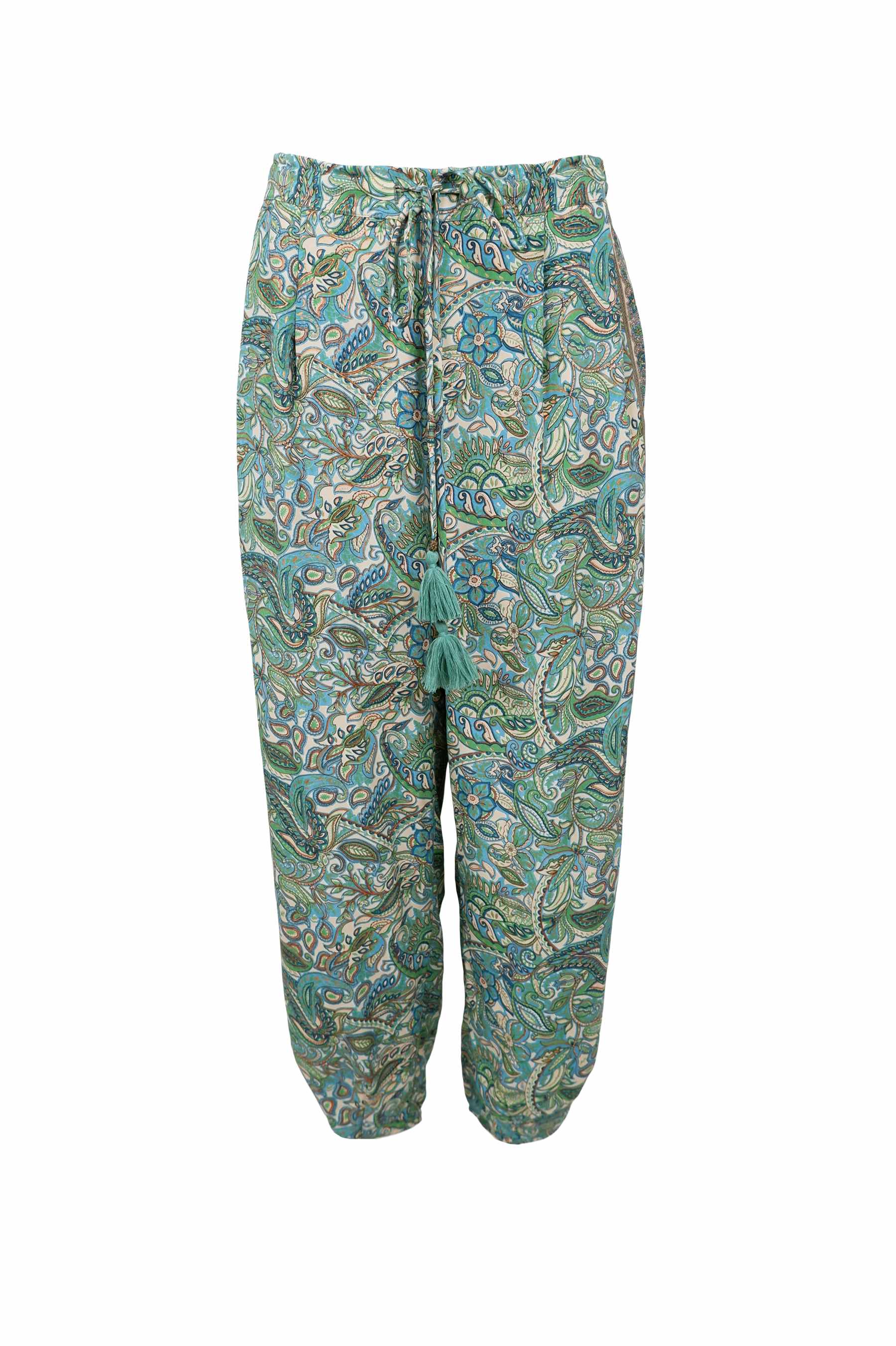 LUNA barrel pant - Sea Green