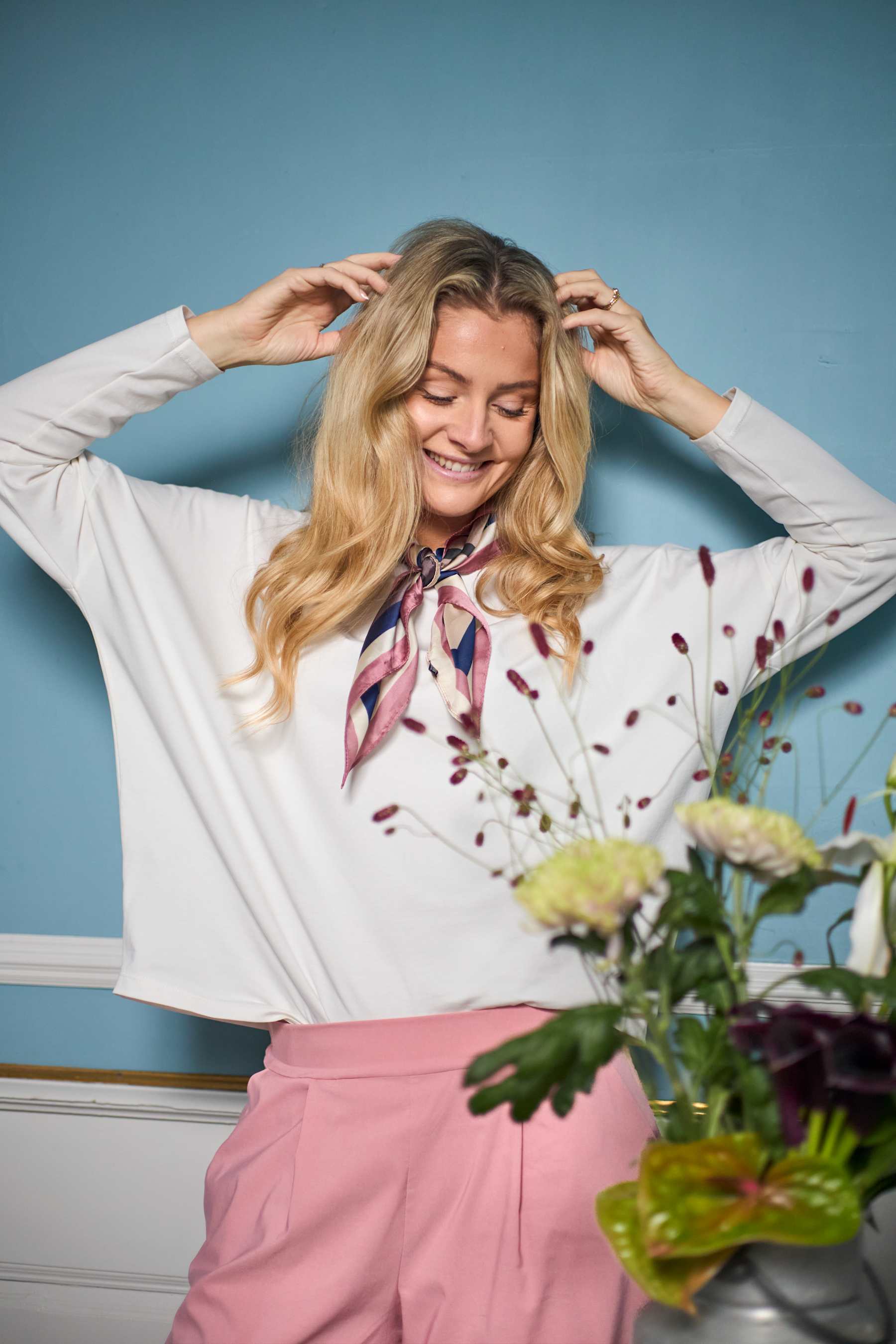 MAY loose ls blouse - Off White