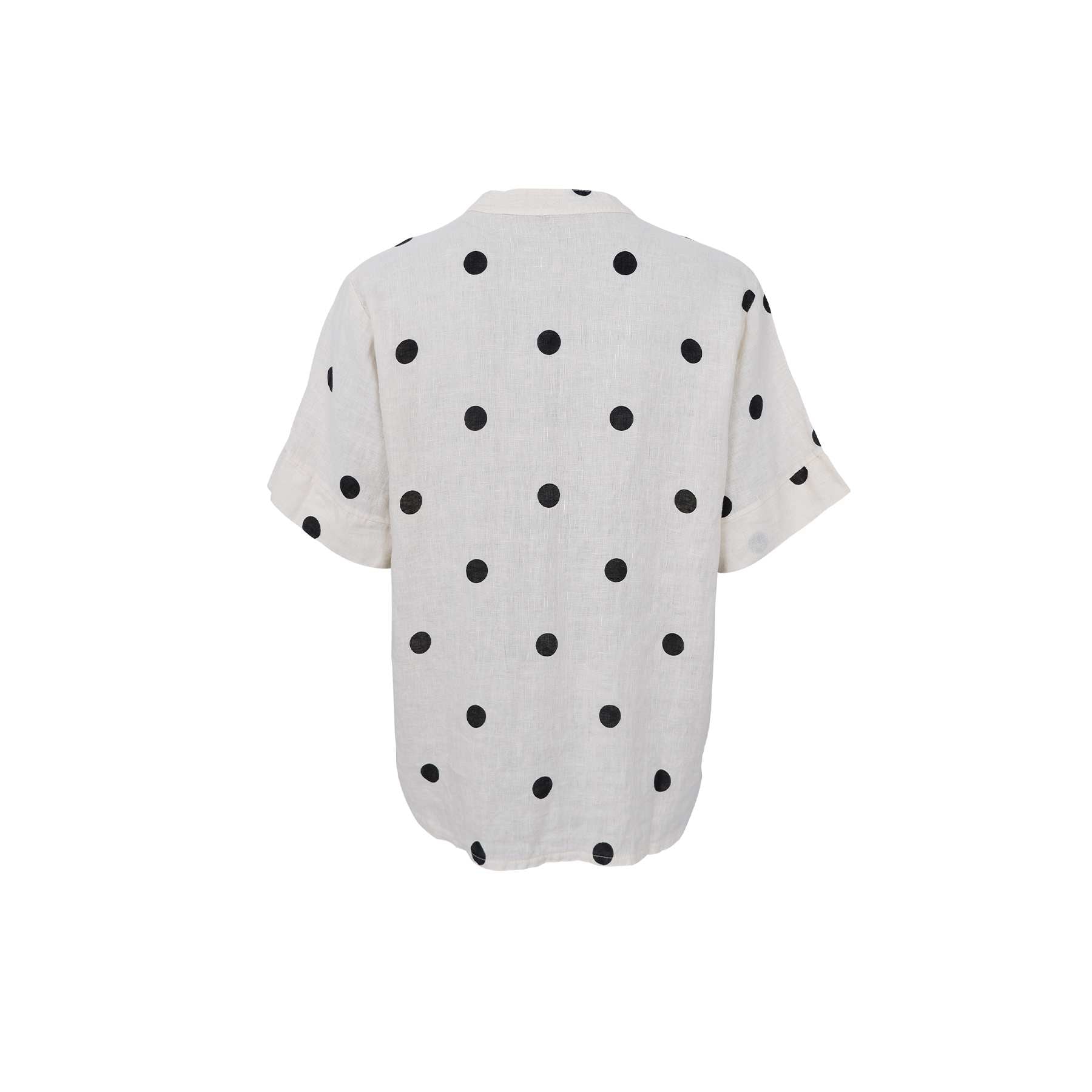 MELINA SS linen blouse - Dot
