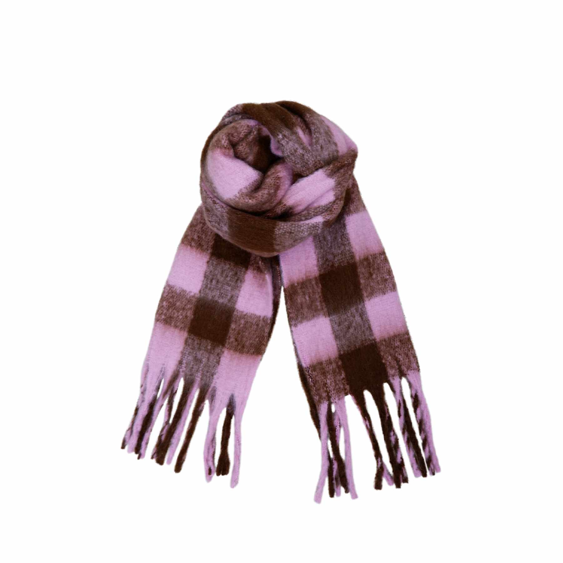 NORTH soft winter scarf - Rose/Mocca