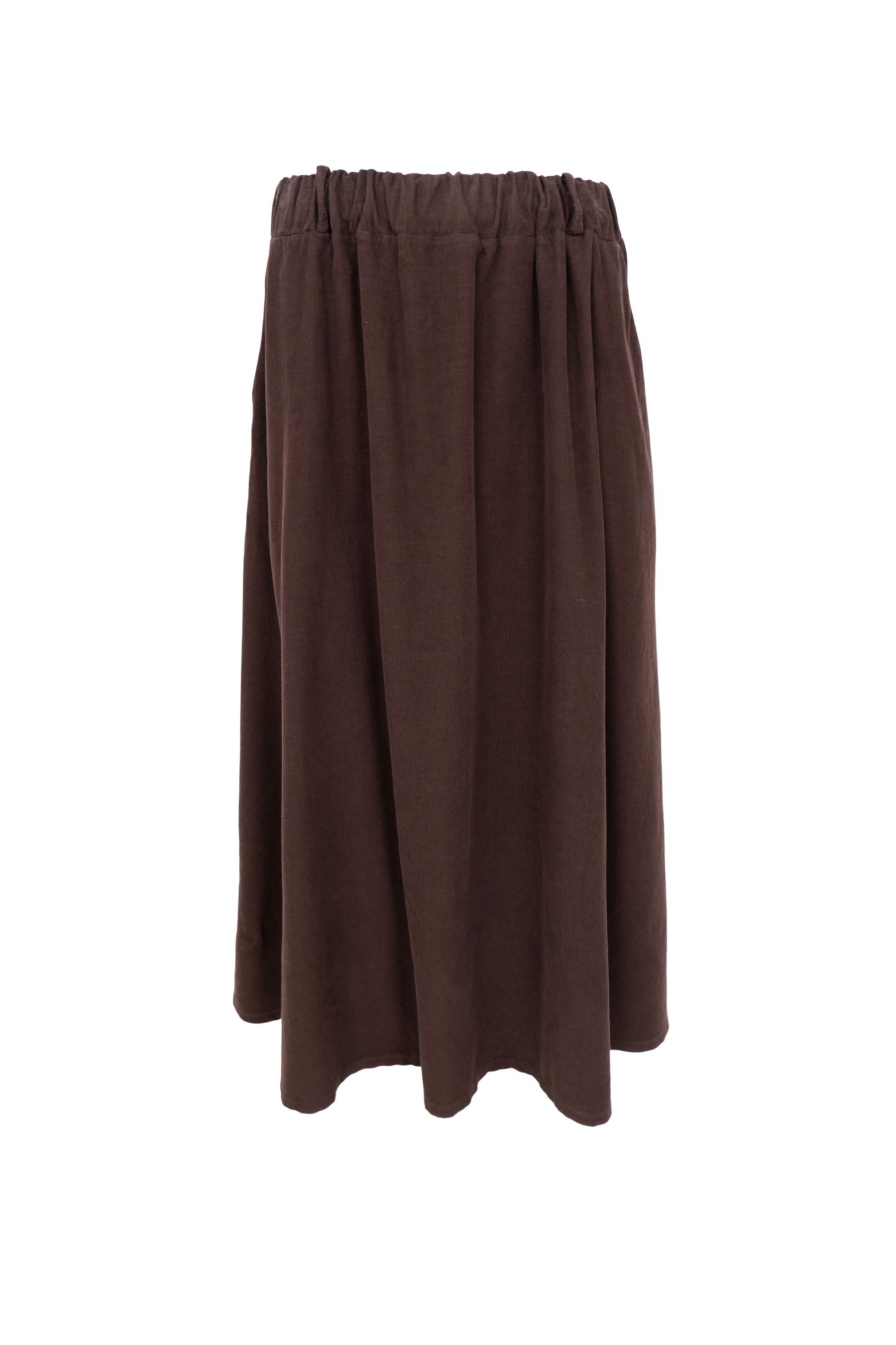 VIRGINIA corduroy skirt - Coffee
