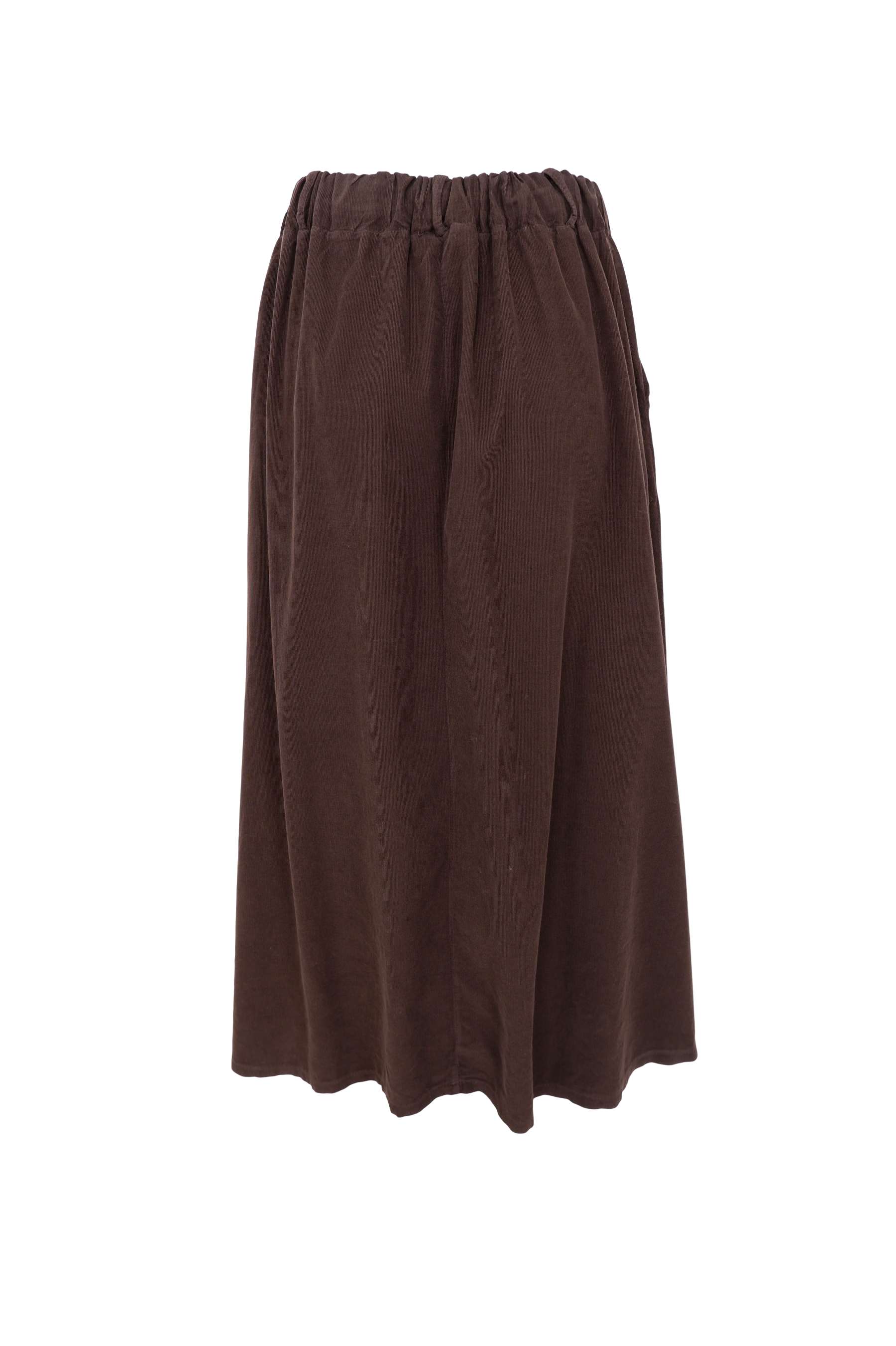VIRGINIA corduroy skirt - Coffee
