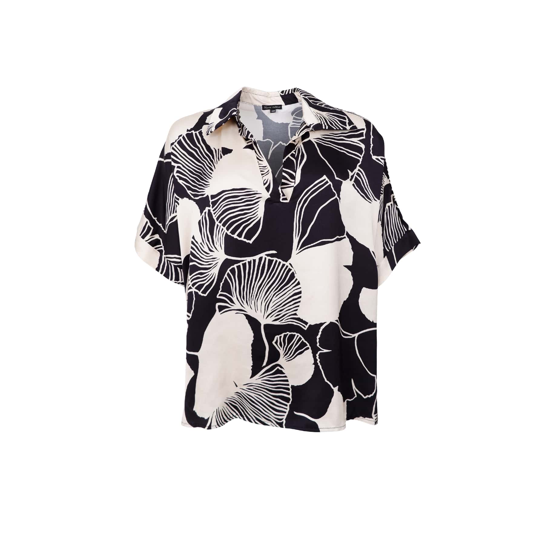 Waterlily Blouse - Black Creme