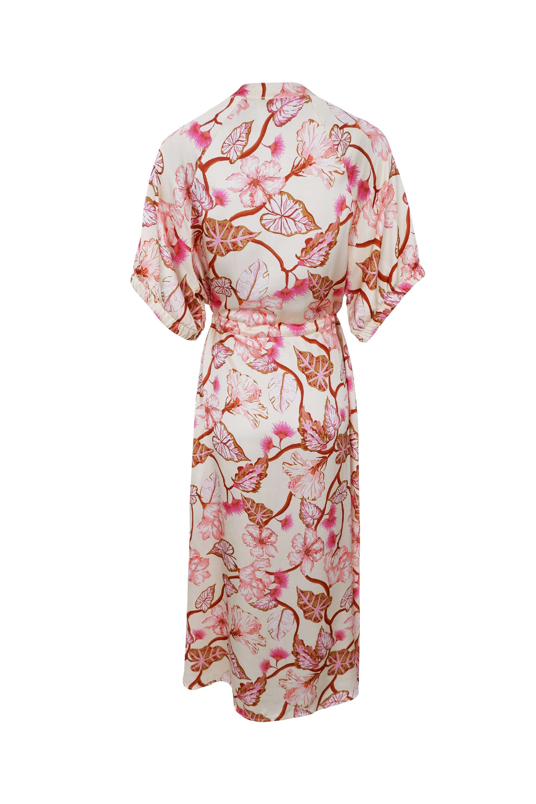 Zelene Raglan Dress - Coral