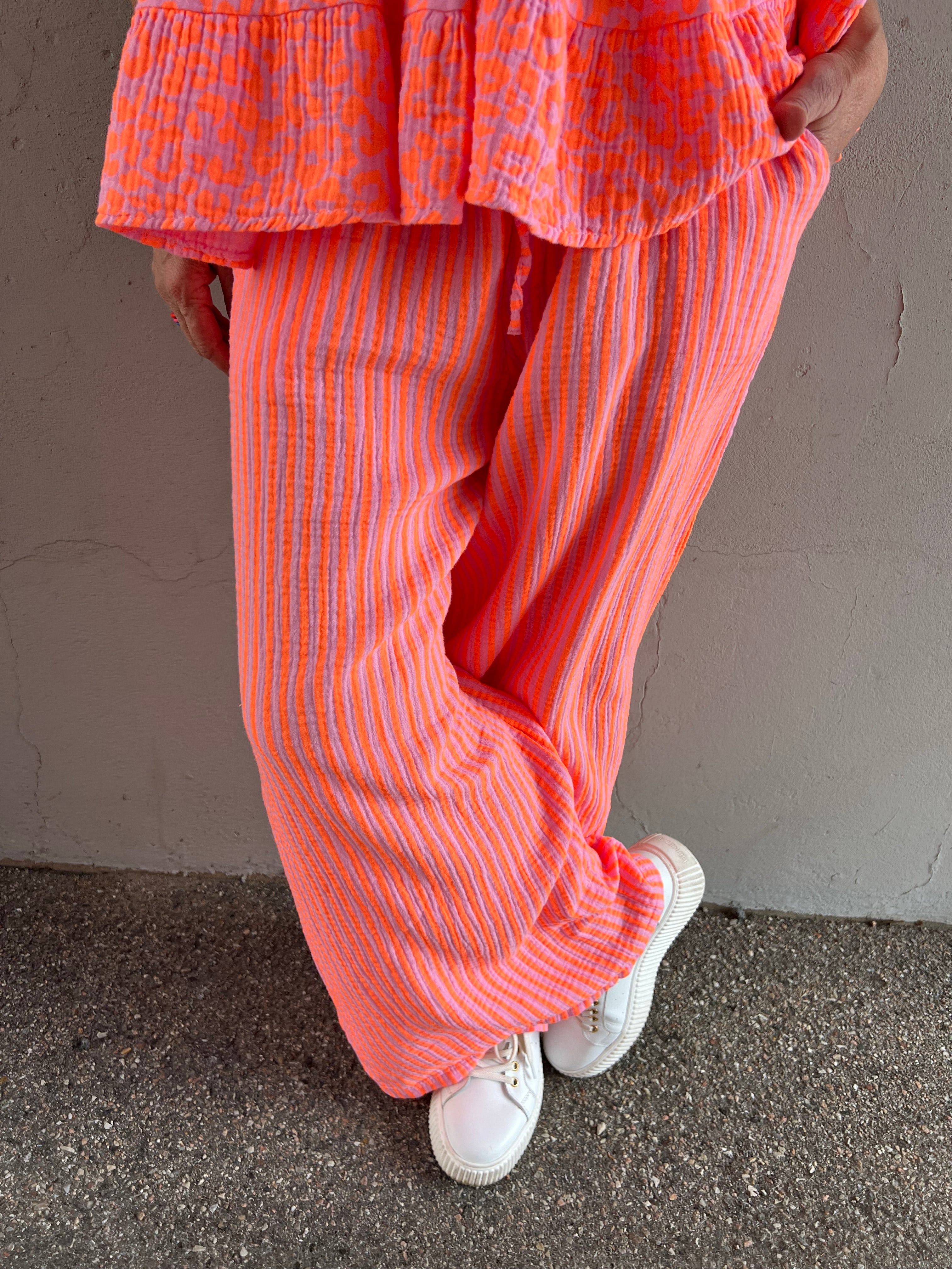 Diddy pant strib orange