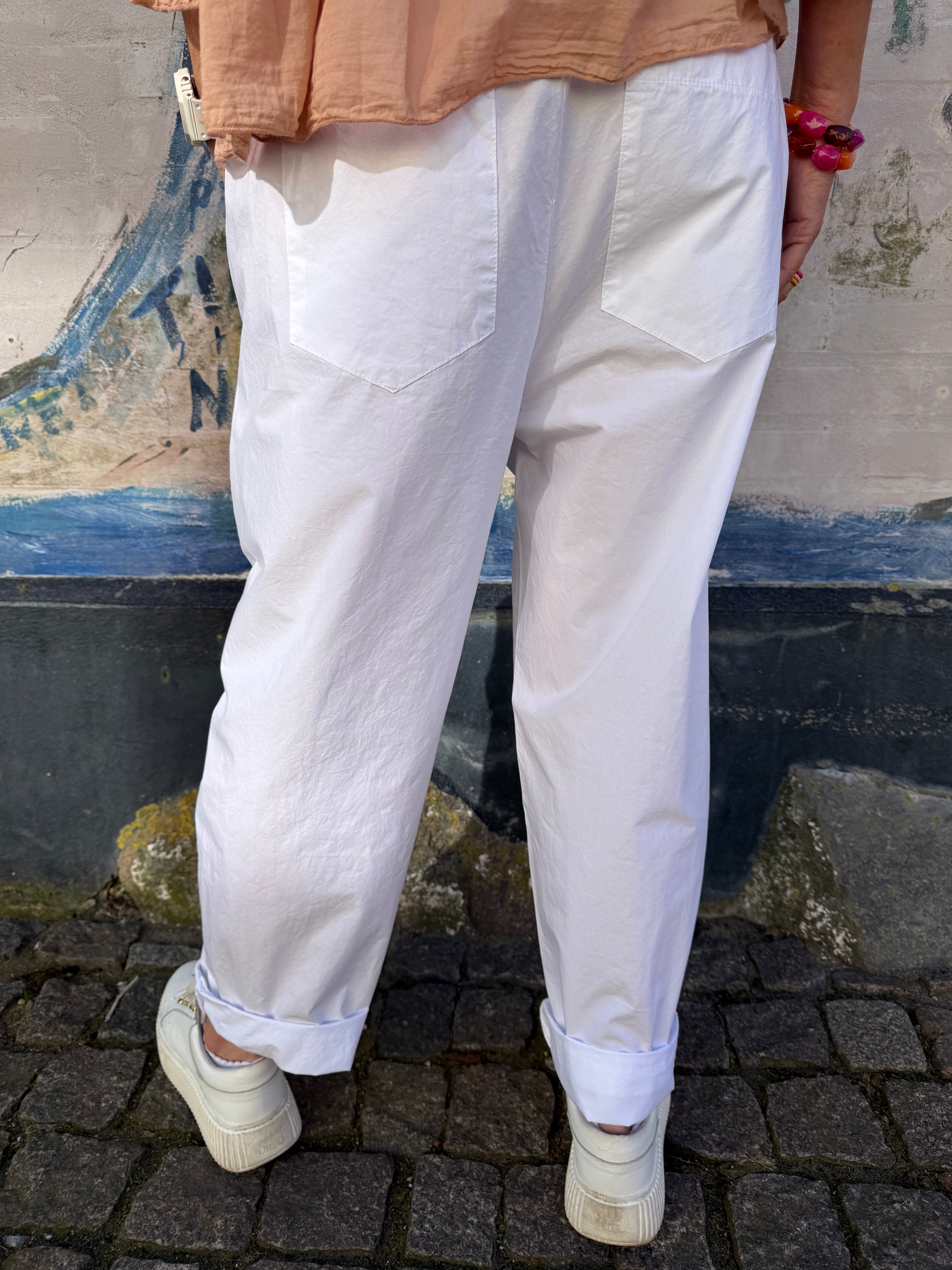 Gina Pants - Optical White