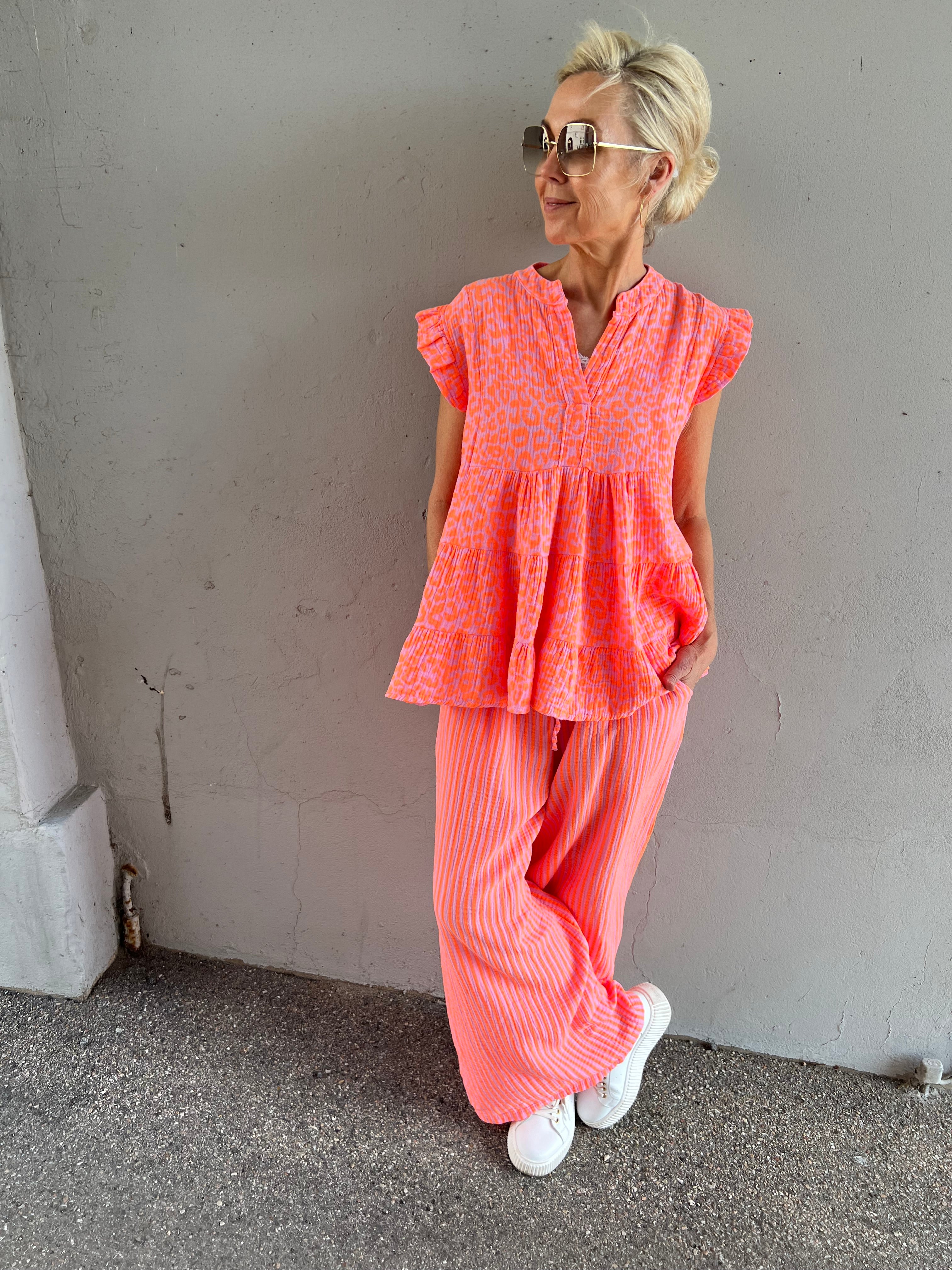 Diddy pant strib orange