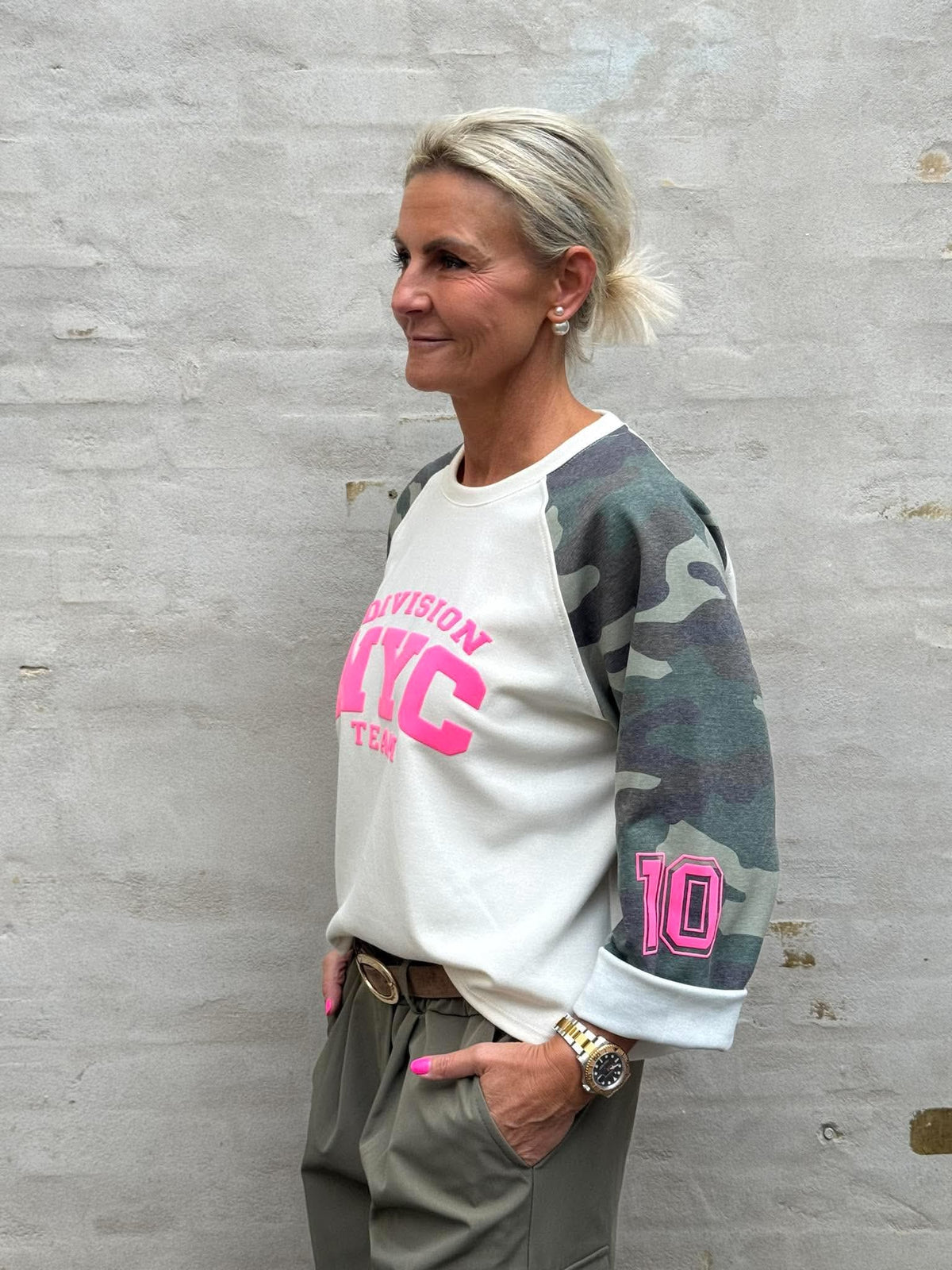 NYC Sweat - White/Military