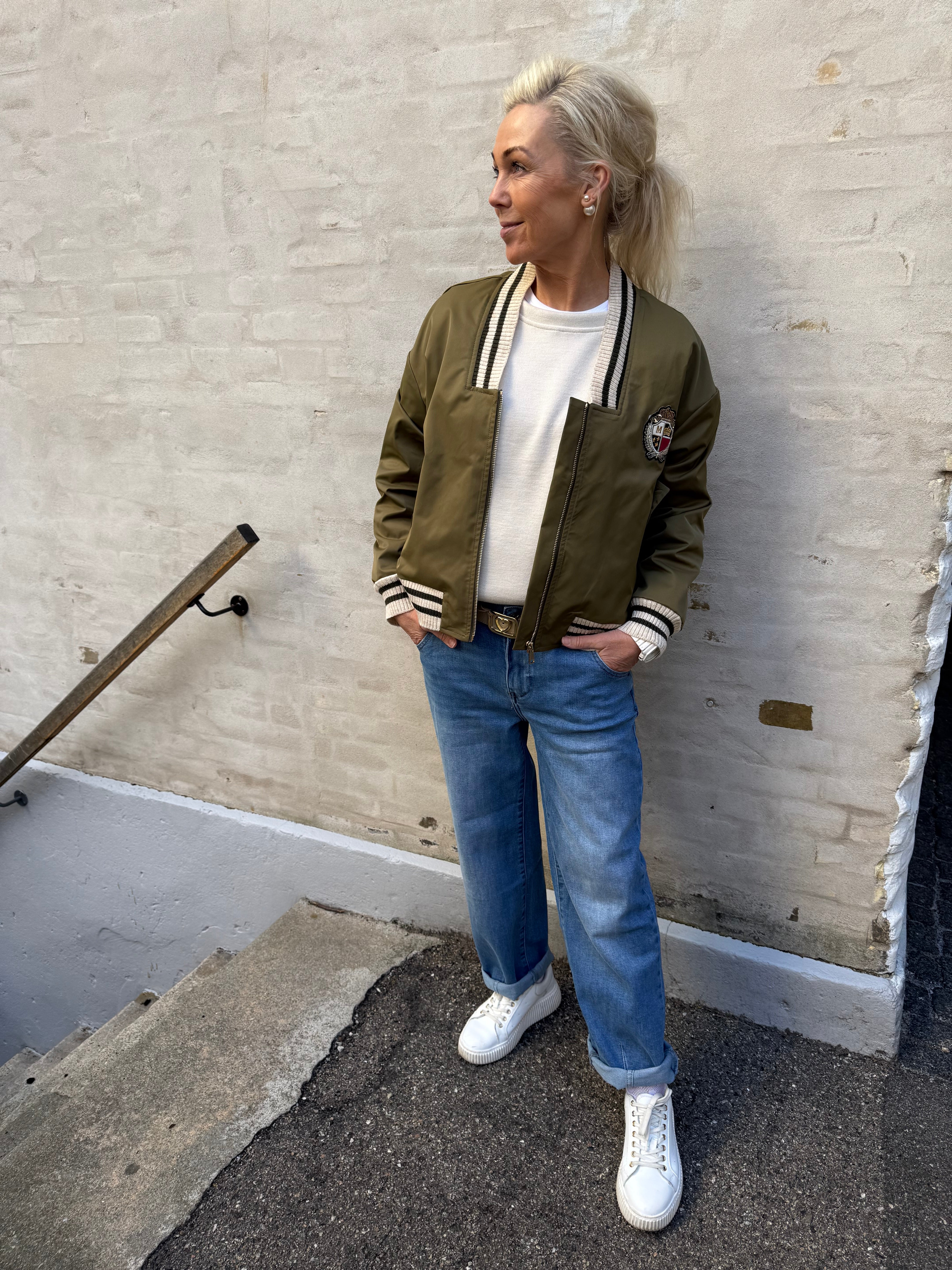 Sandy Bomber Jacket - Militare