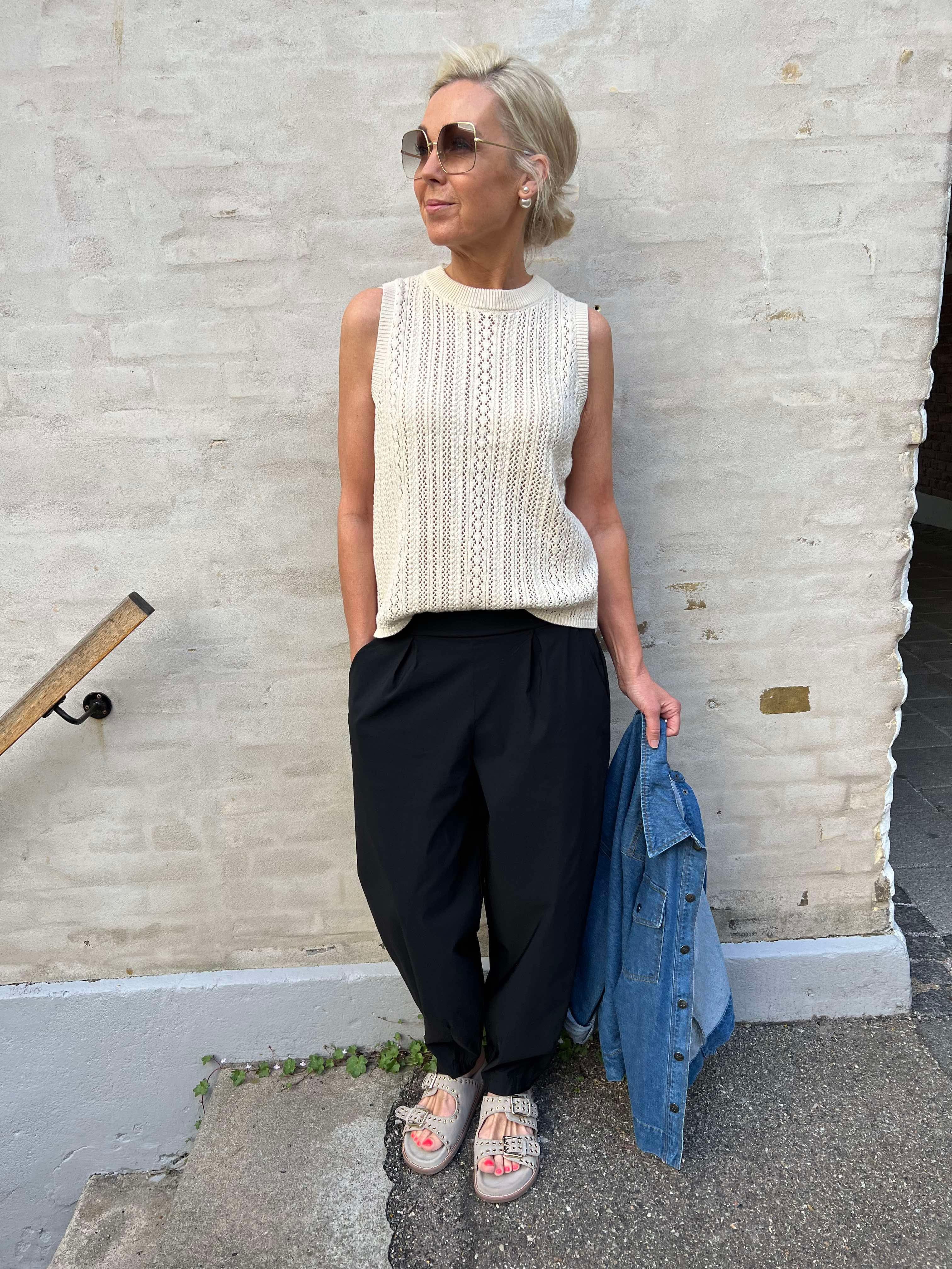 BCDavina Barrel Pant Black