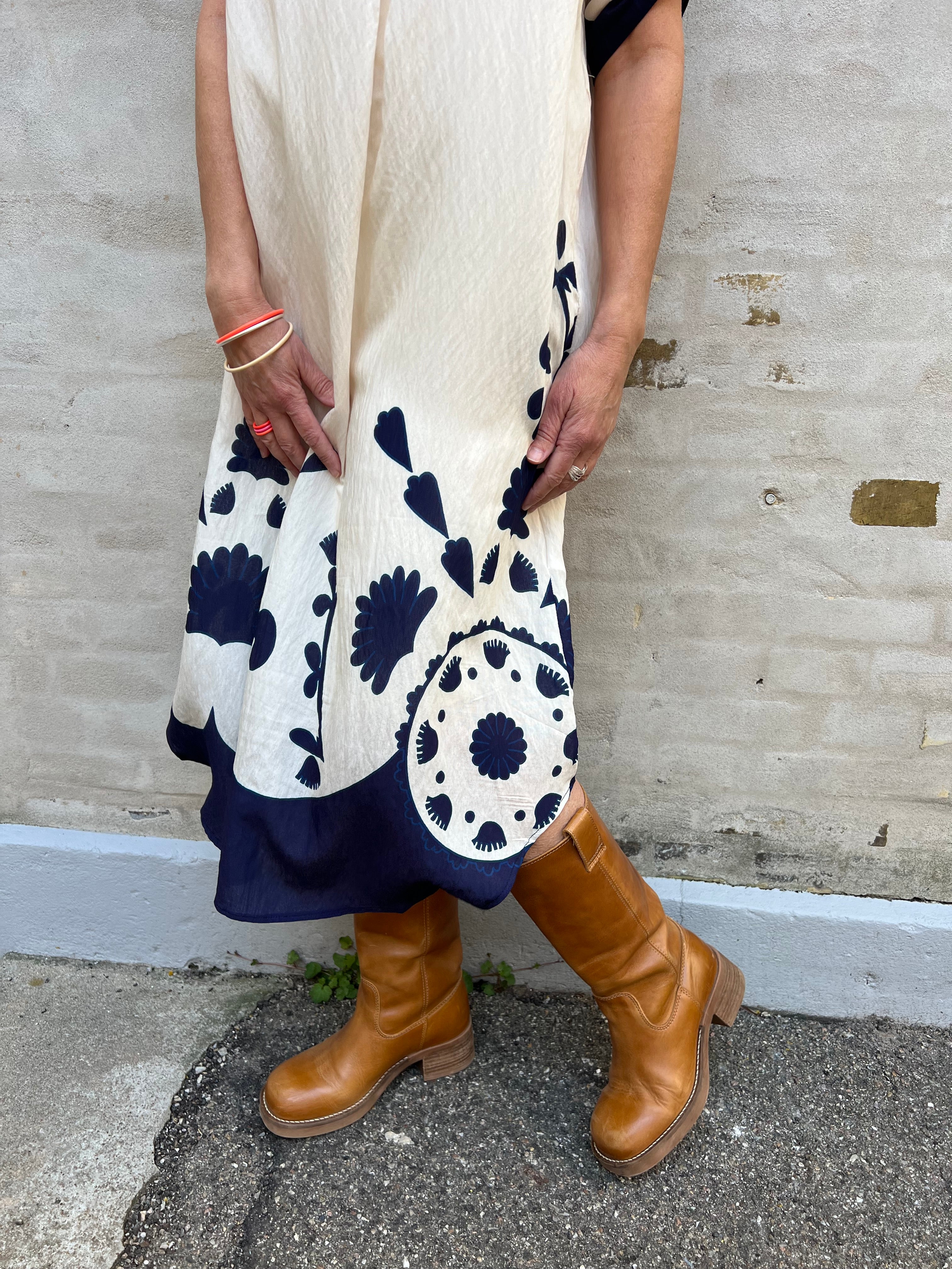 Helma dress blue