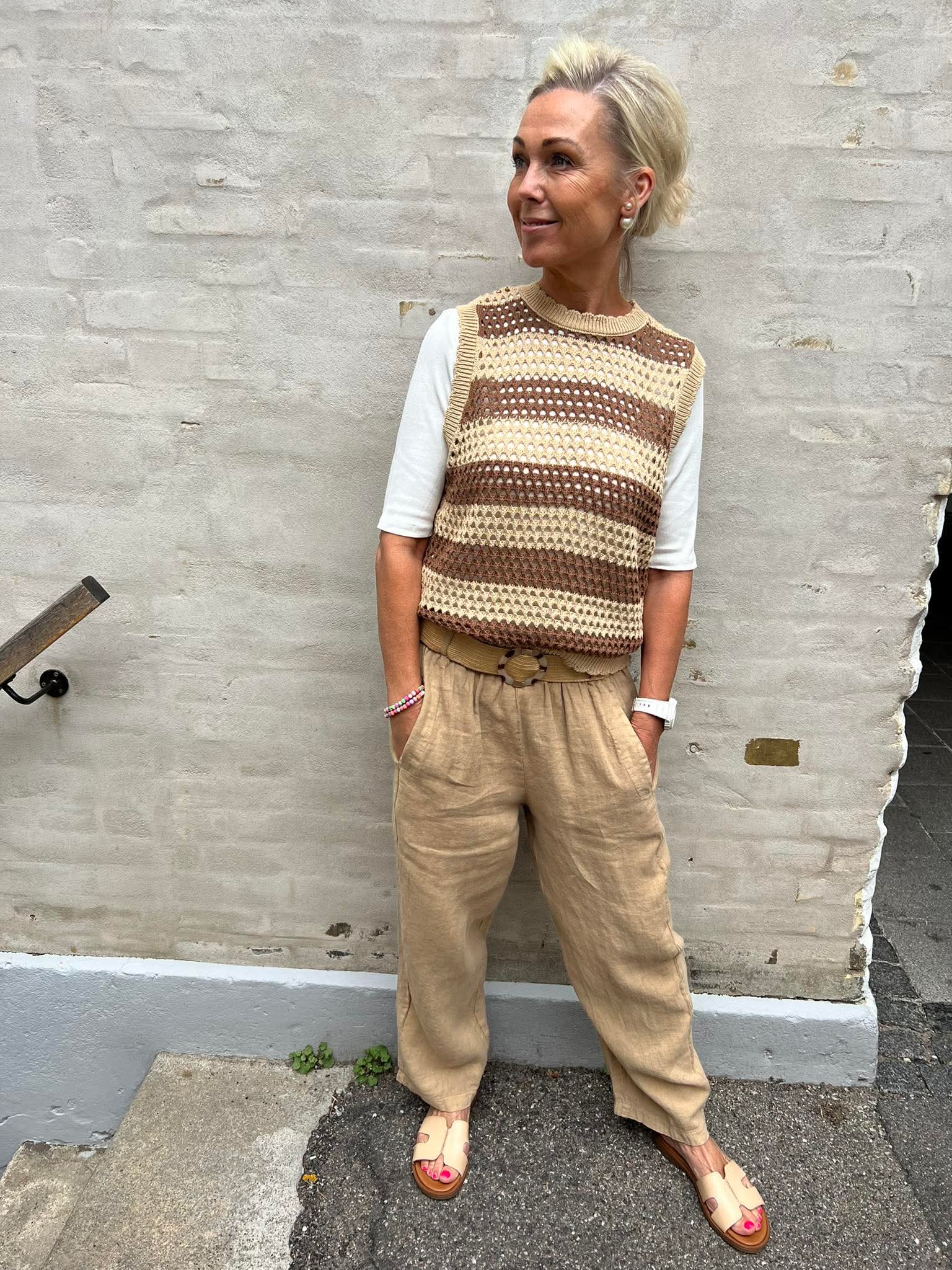 Lotus Linnen Pants - Moonstone