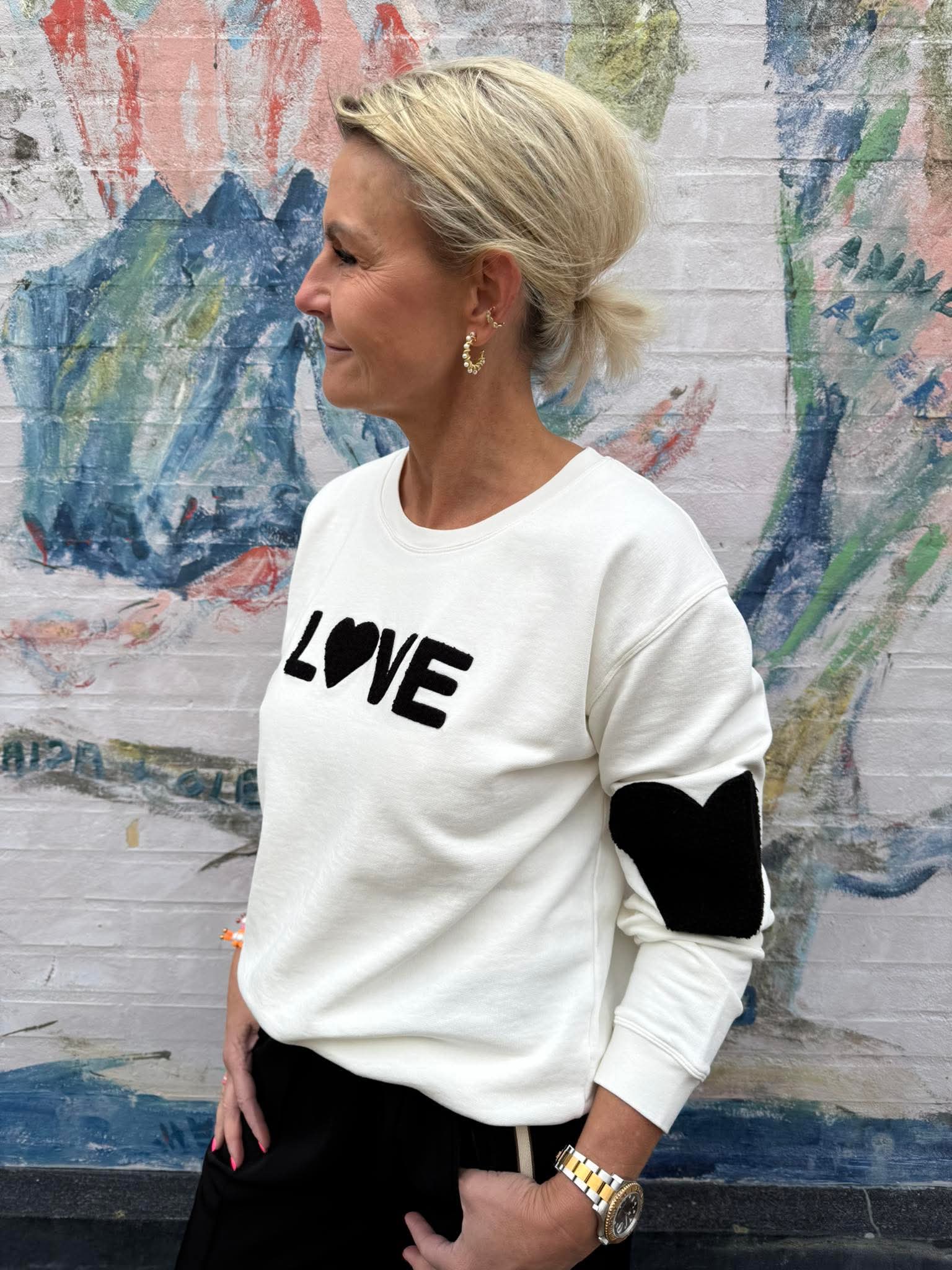 Sweat LOVE - Nature/Black