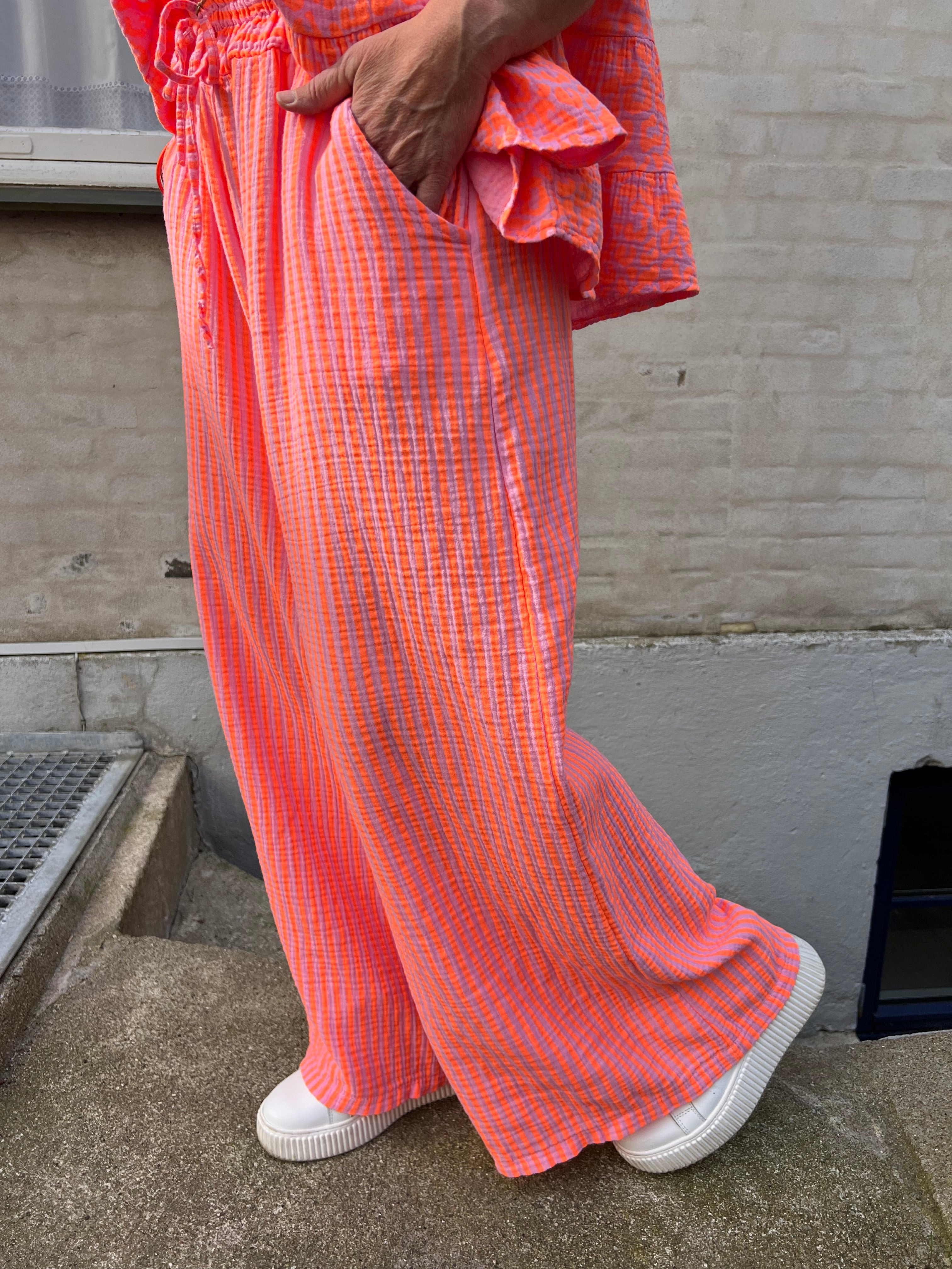 Diddy pant strib orange