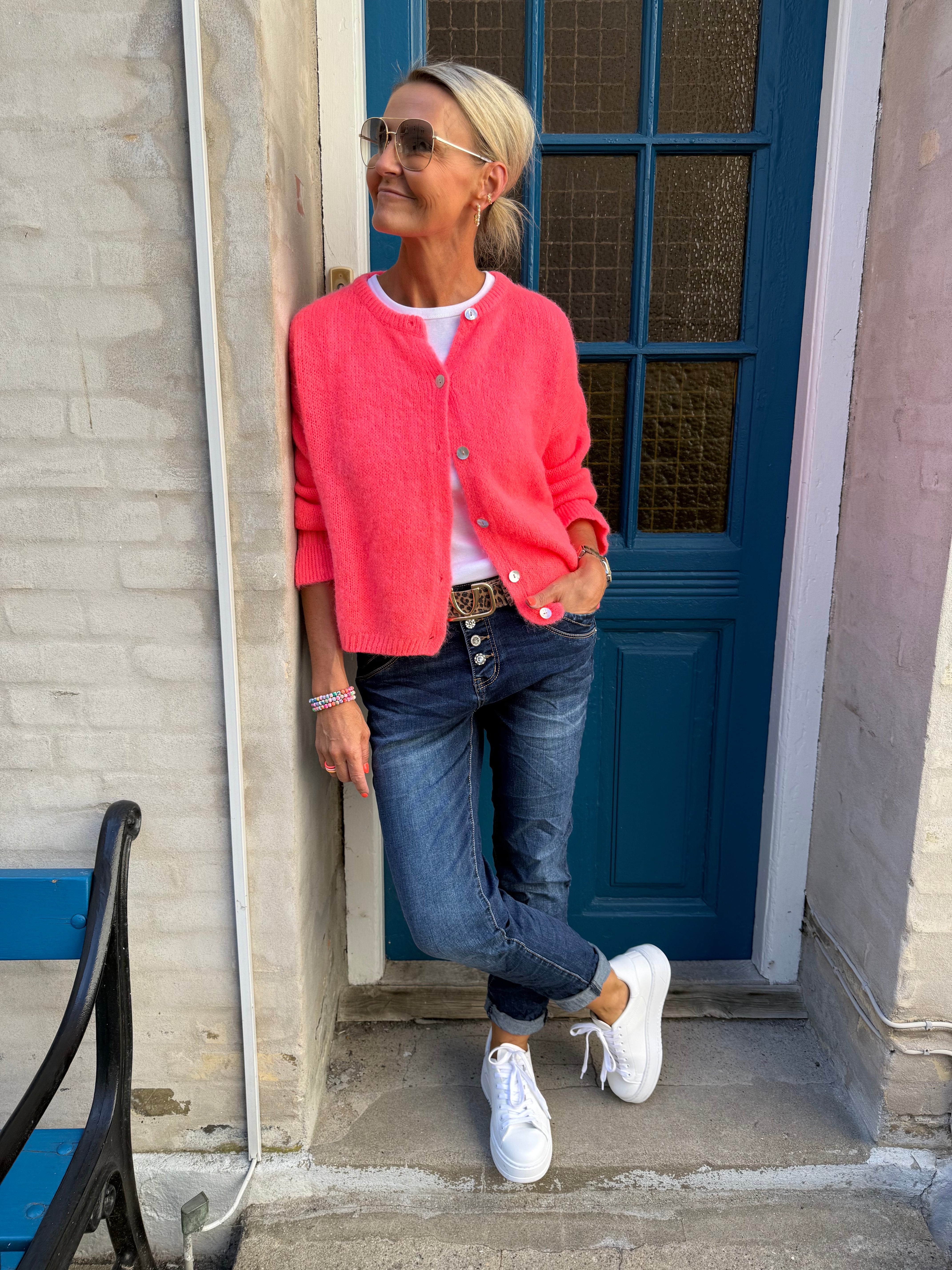 Filuca Cardigan - Coral