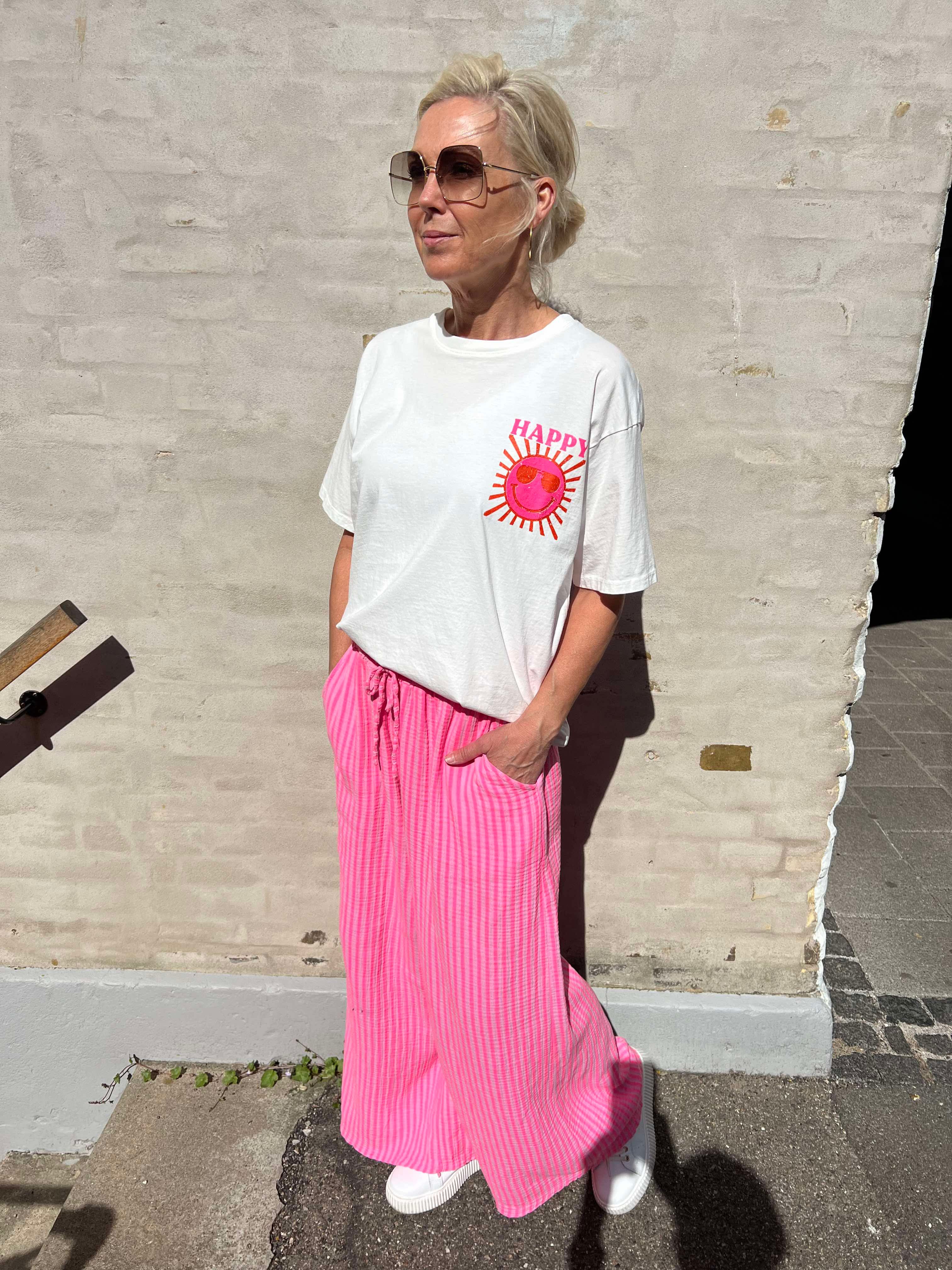 Diddy pant strib pink
