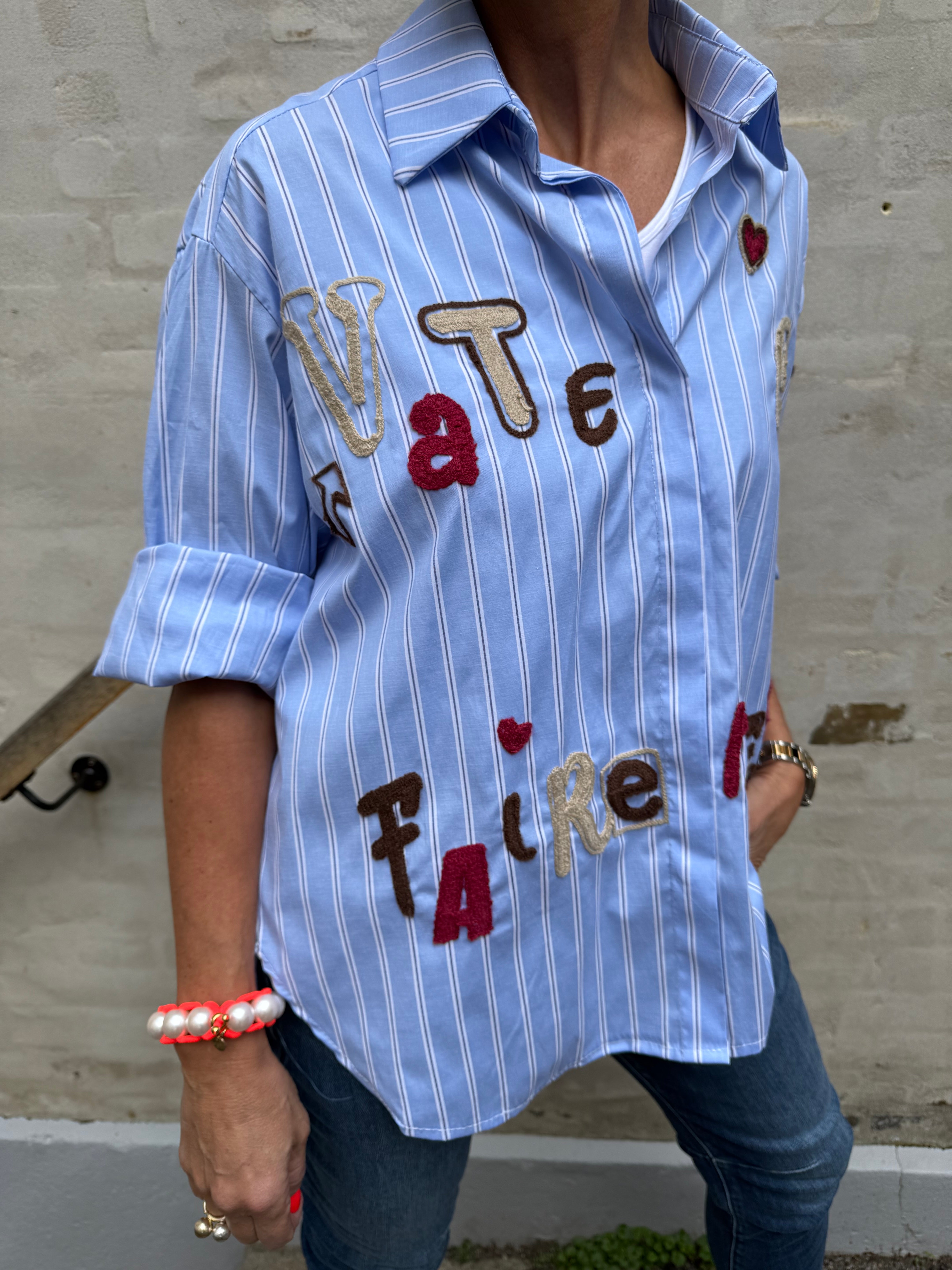 Faire Mer Skjorte - Blue Stripe