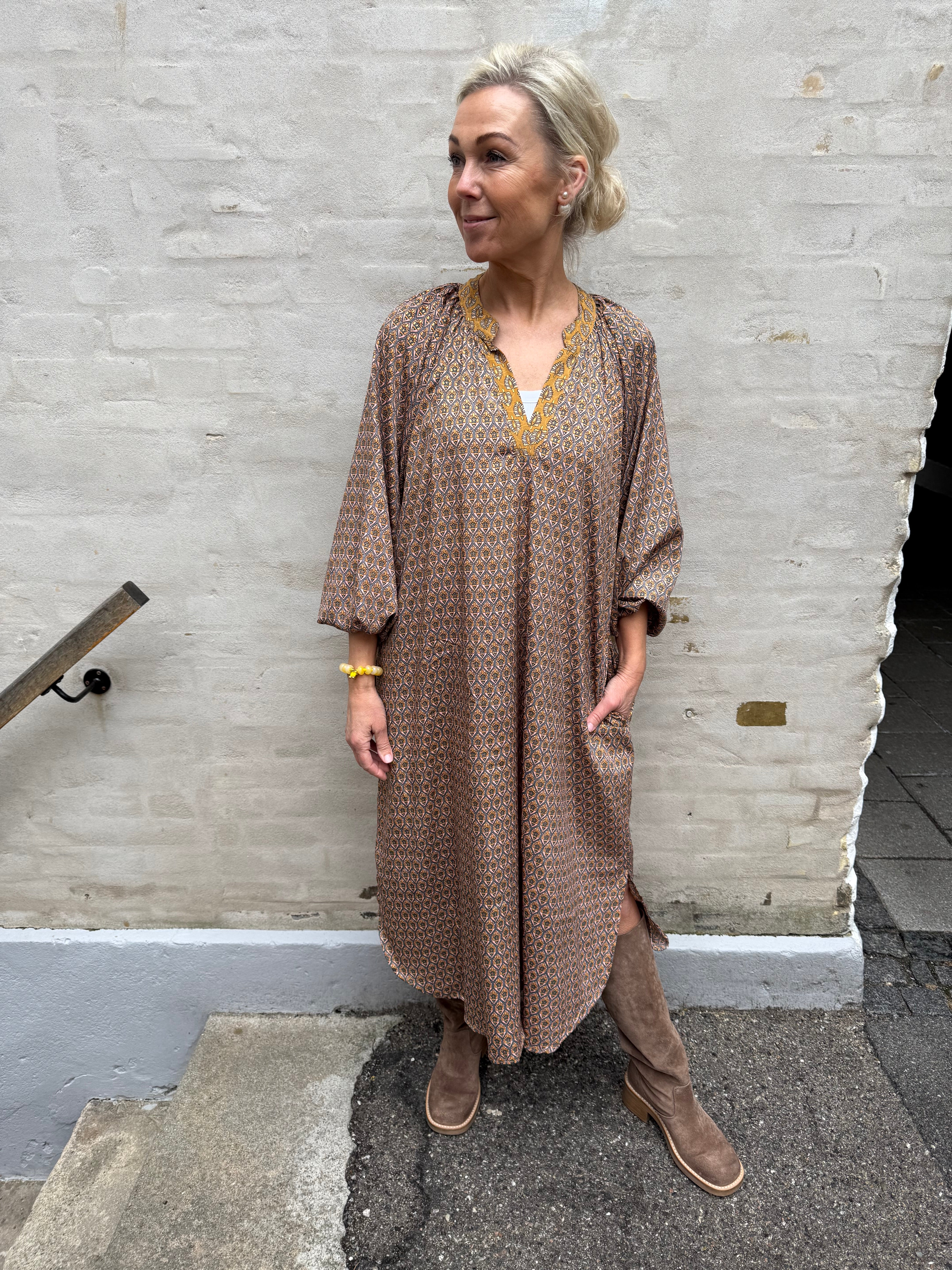 LUNA Nelly dress - Indie Powder Multi