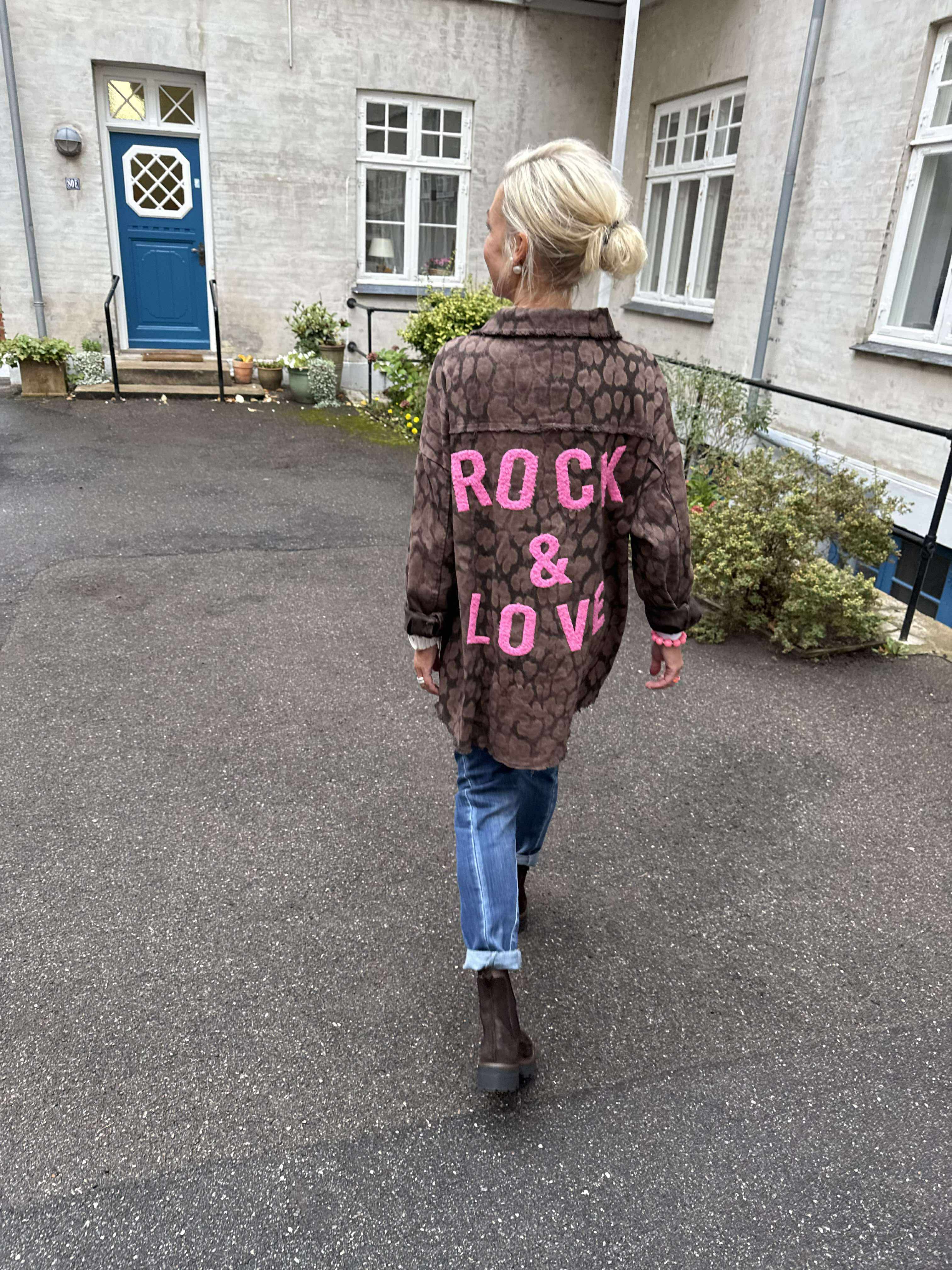 Rock & Love Shirt - Brown Leo