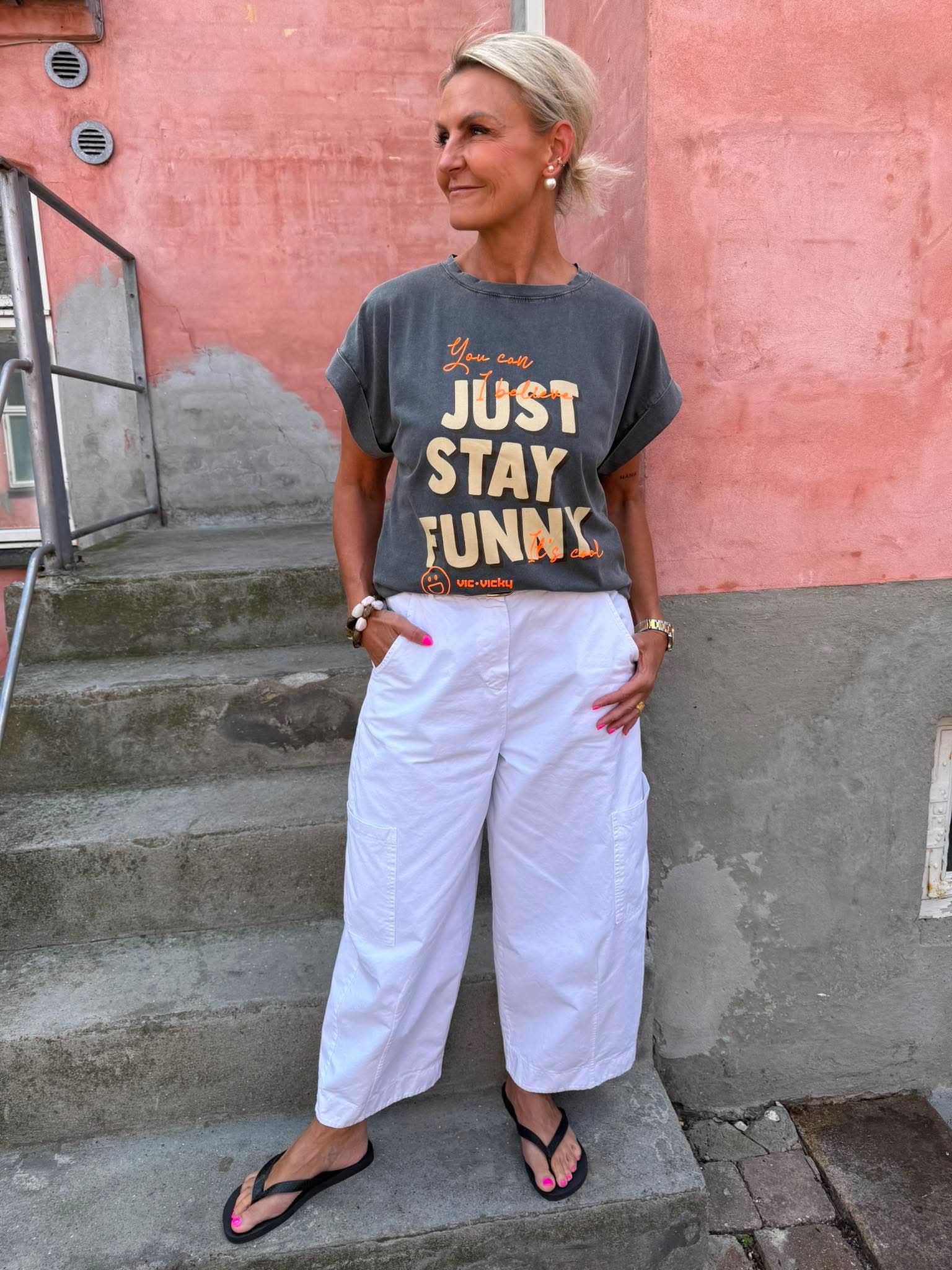 Jane Pants - Vit