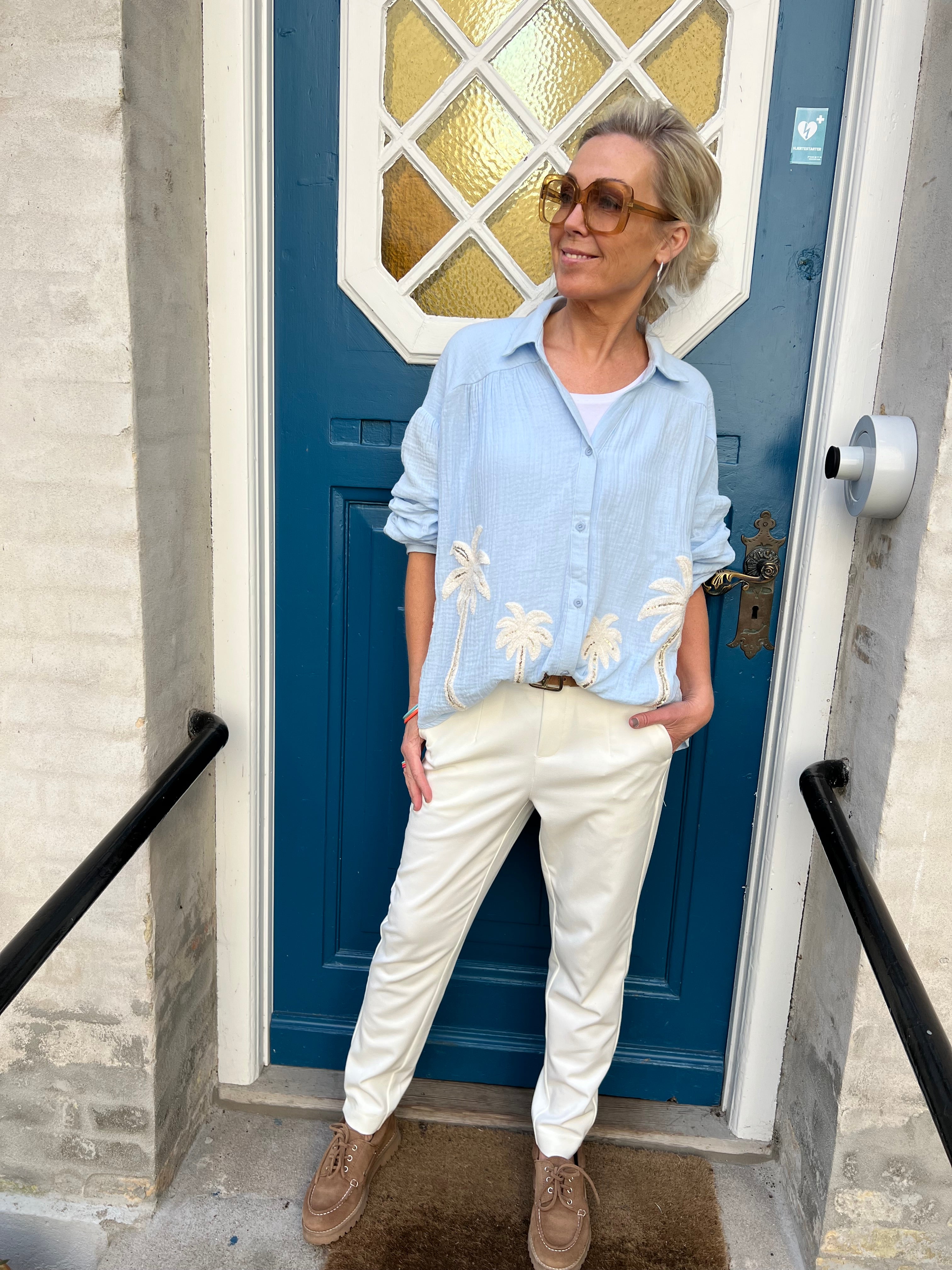 Musy palm shirt blue