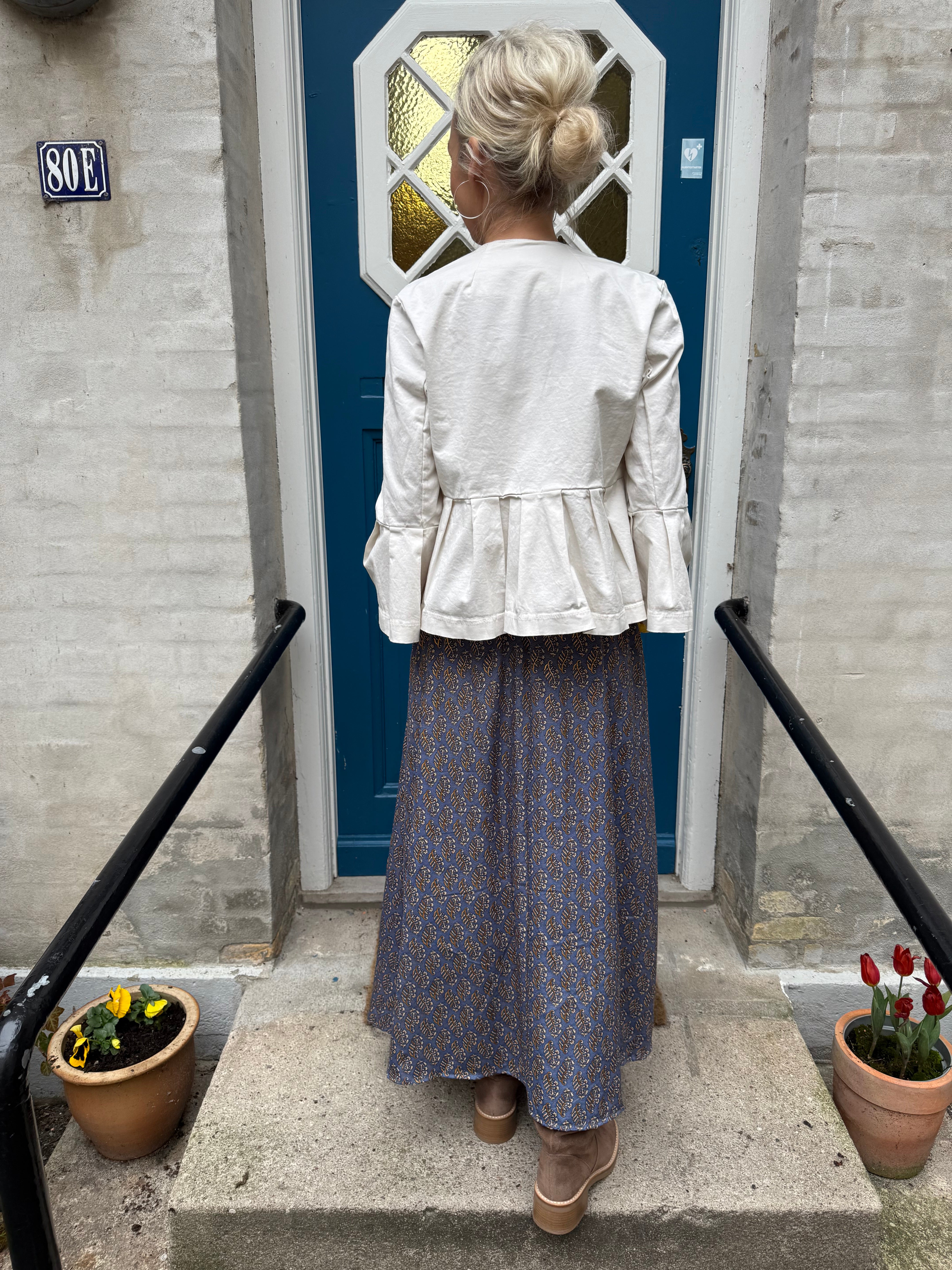 LUNA regular skirt - Blue Mist