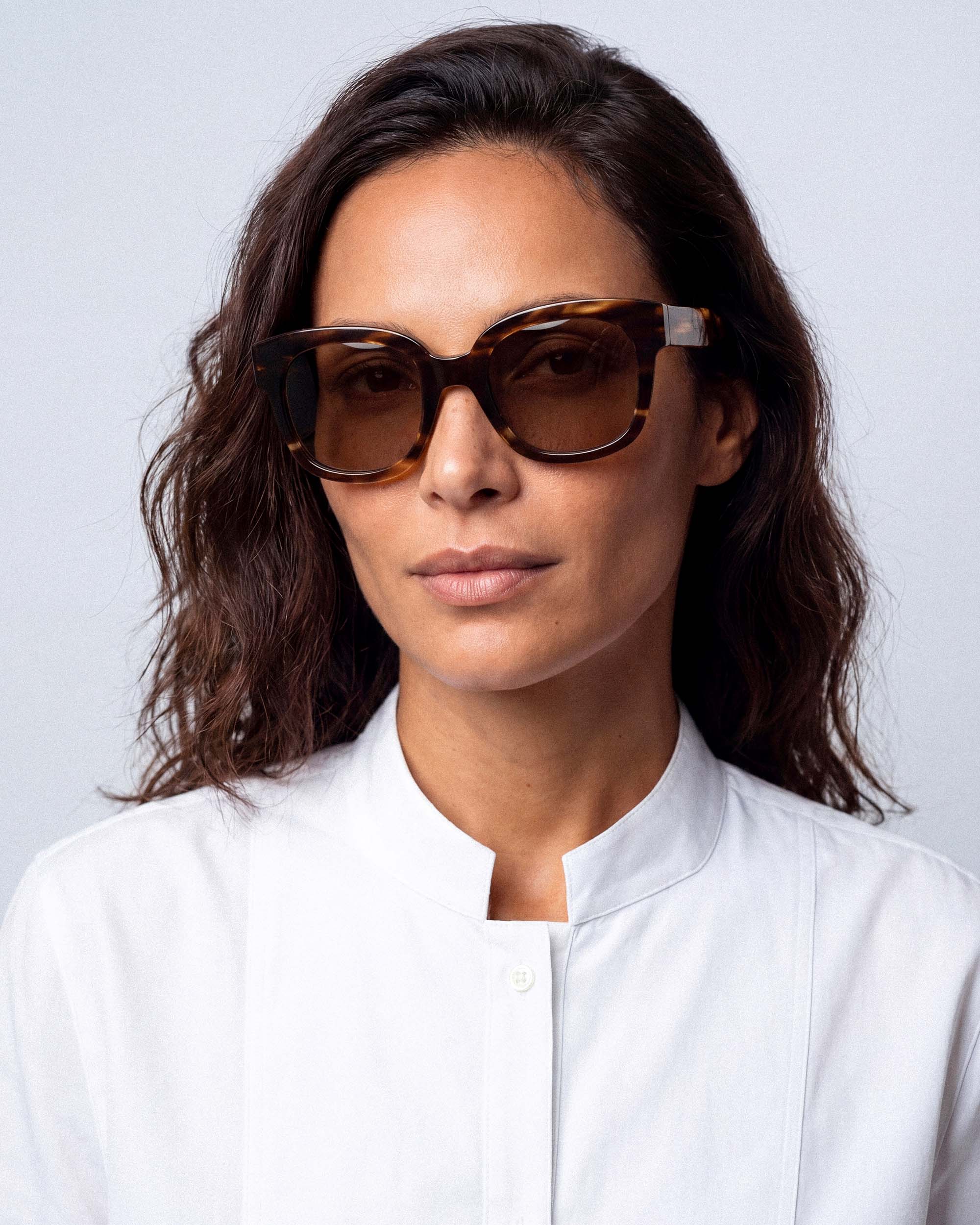 Chloe mörkbrun - Solglasögon