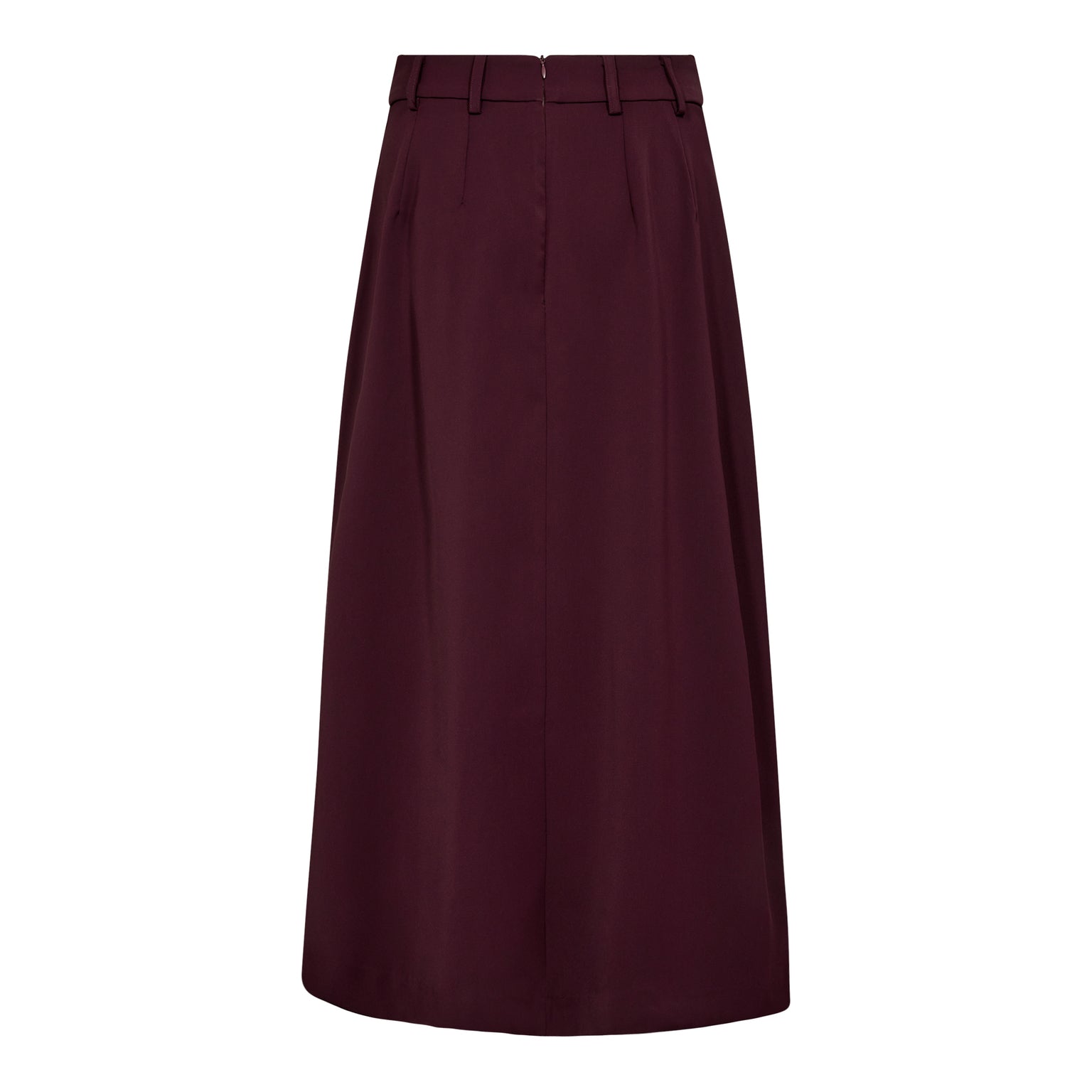 Anya pleat skirt - Winered