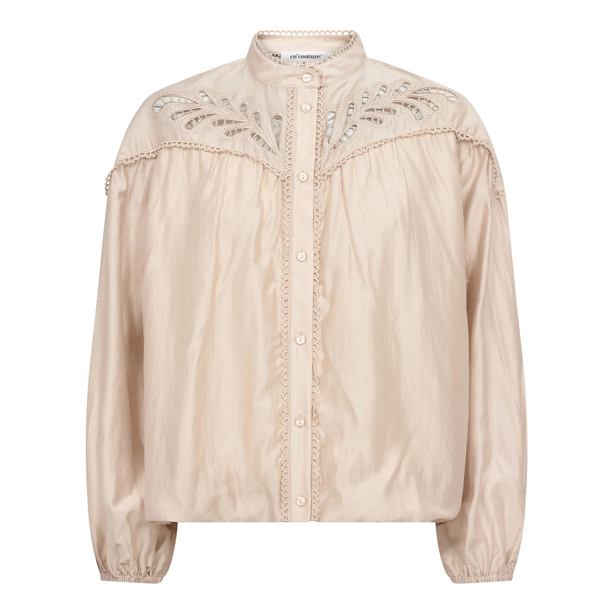 MelinCC Balloon Lace Shirt - Champagne