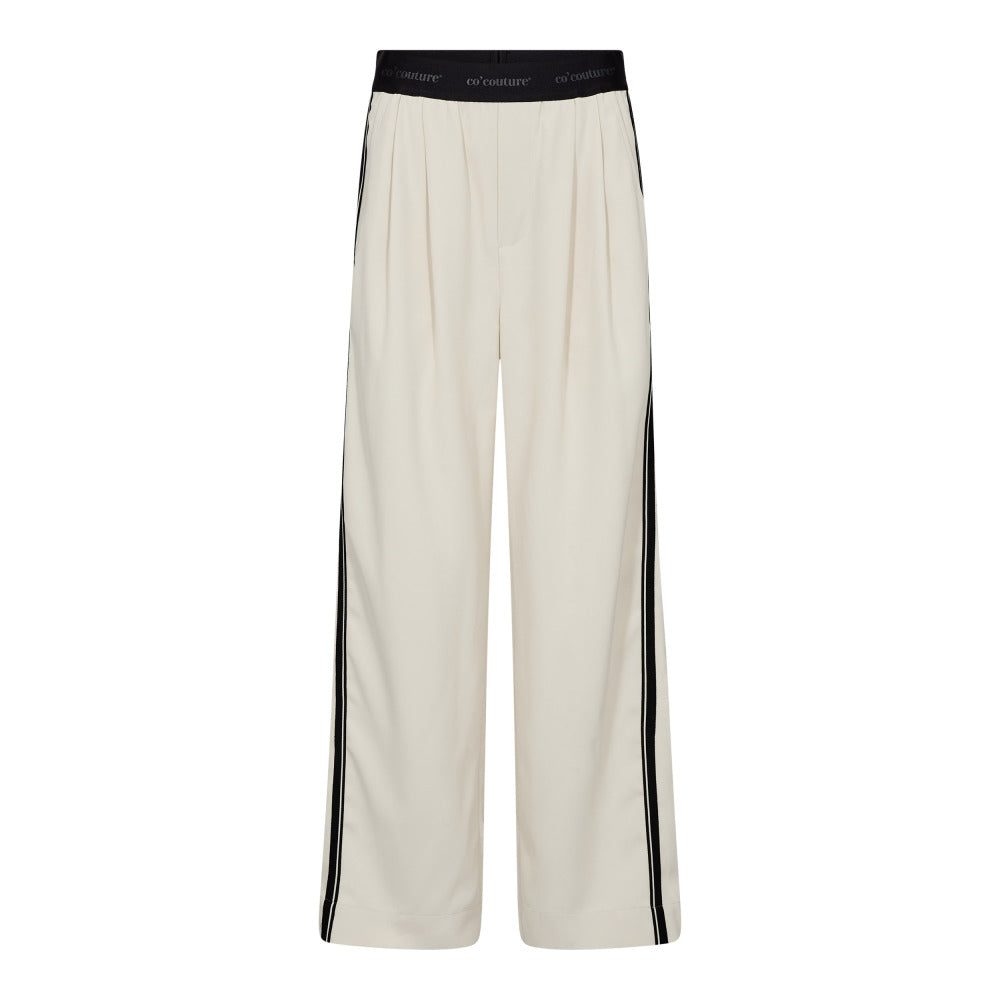 AminaCC Split Panel Pants - Bone