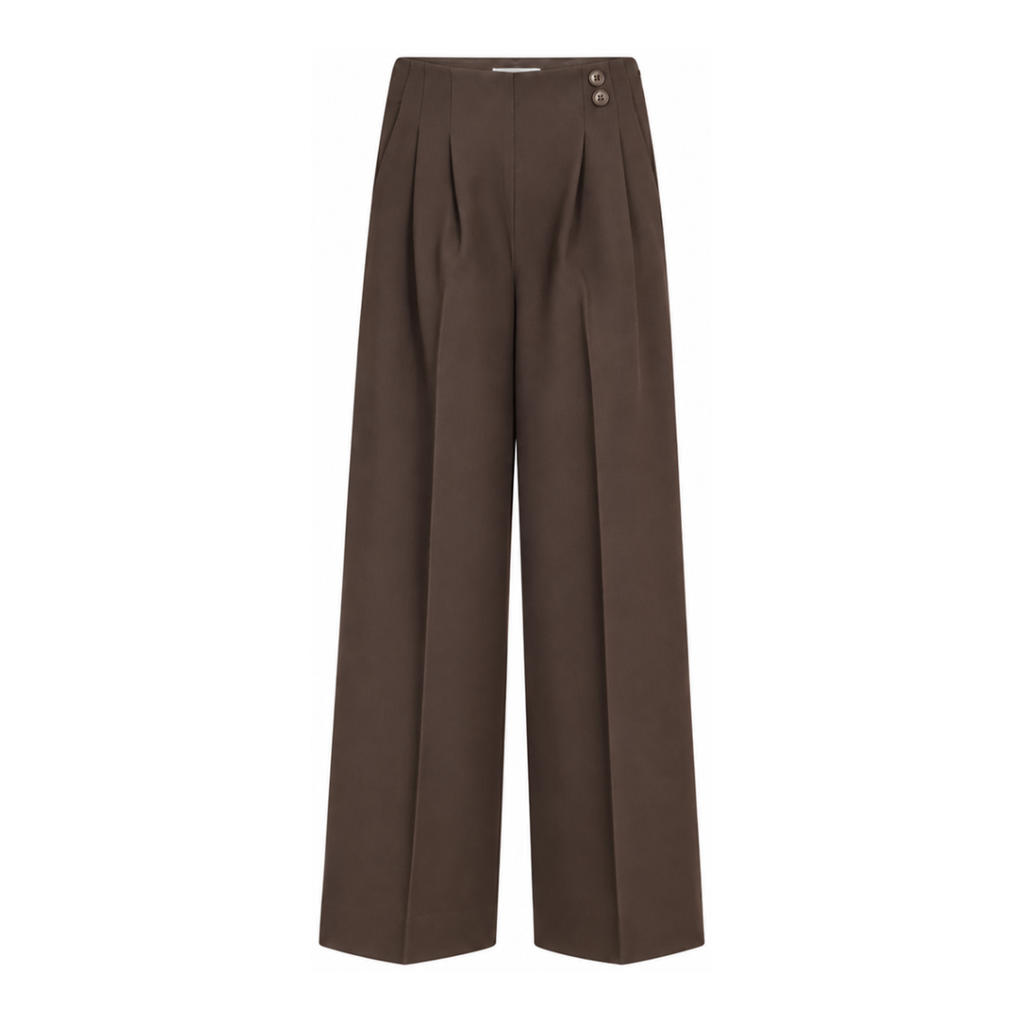 AcileCC Pleat Pant - Brown