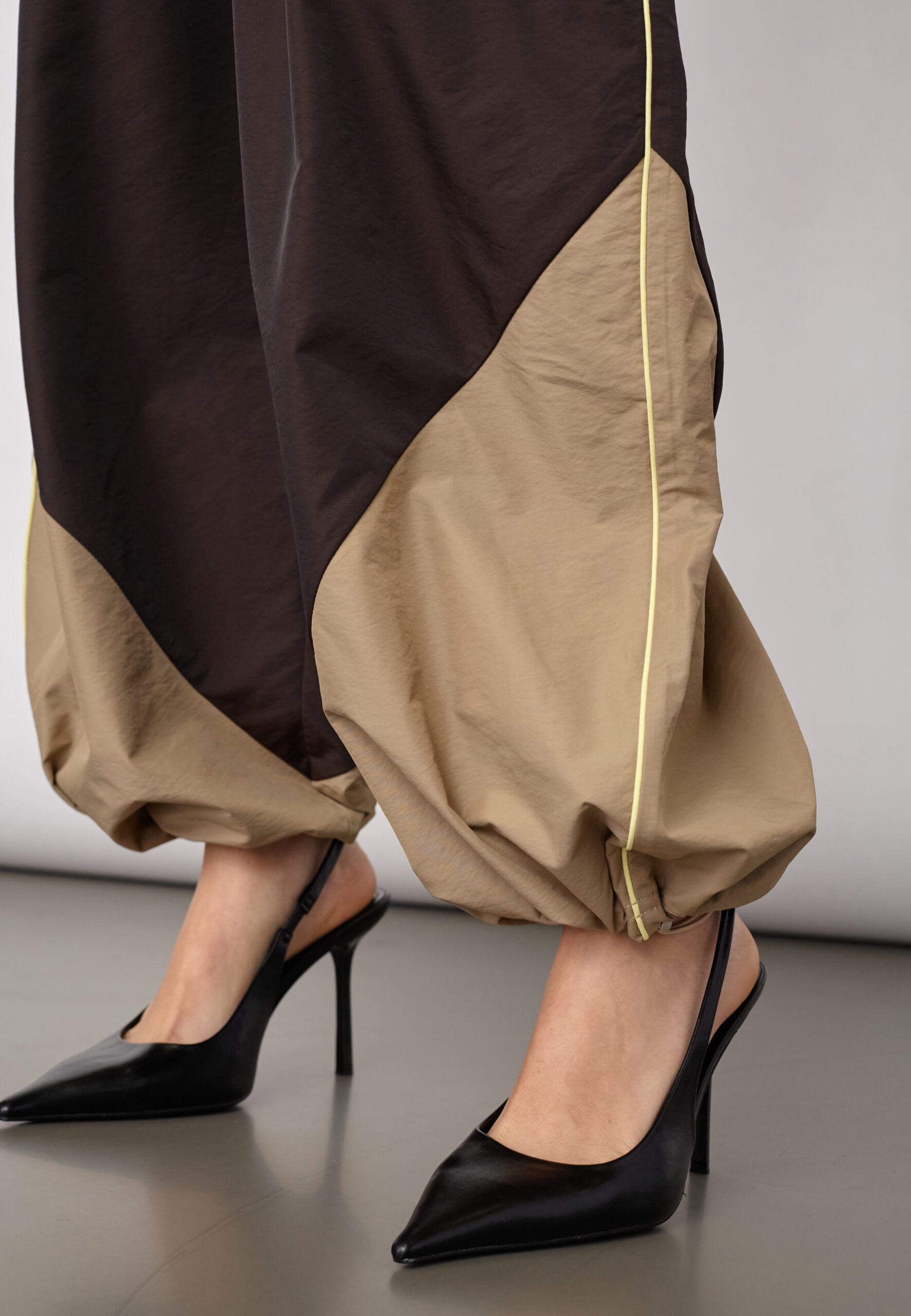 PREORDER-AloraCC Block Pant - Dark Brown