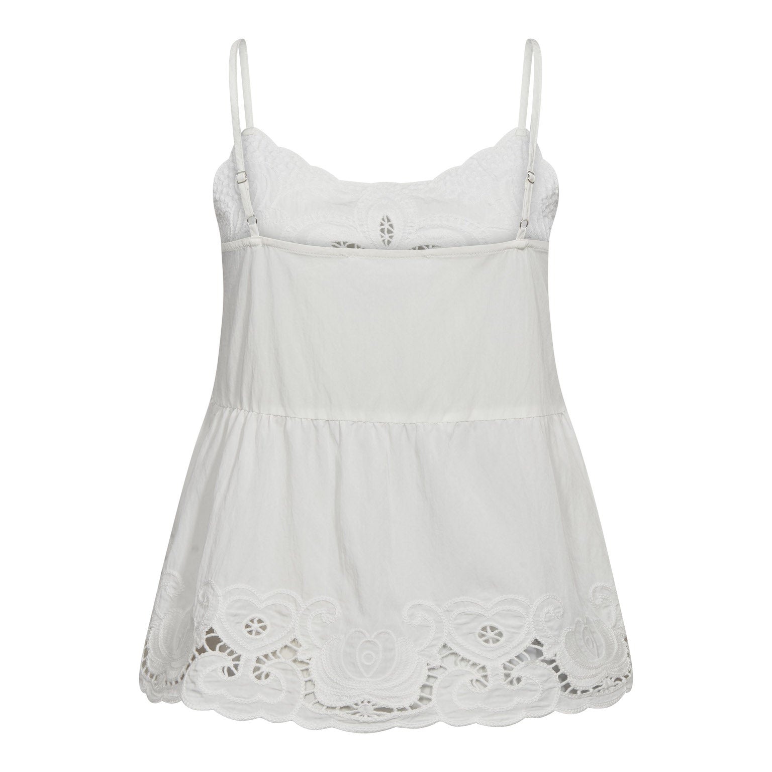 AstorCC Emb Singlet - White