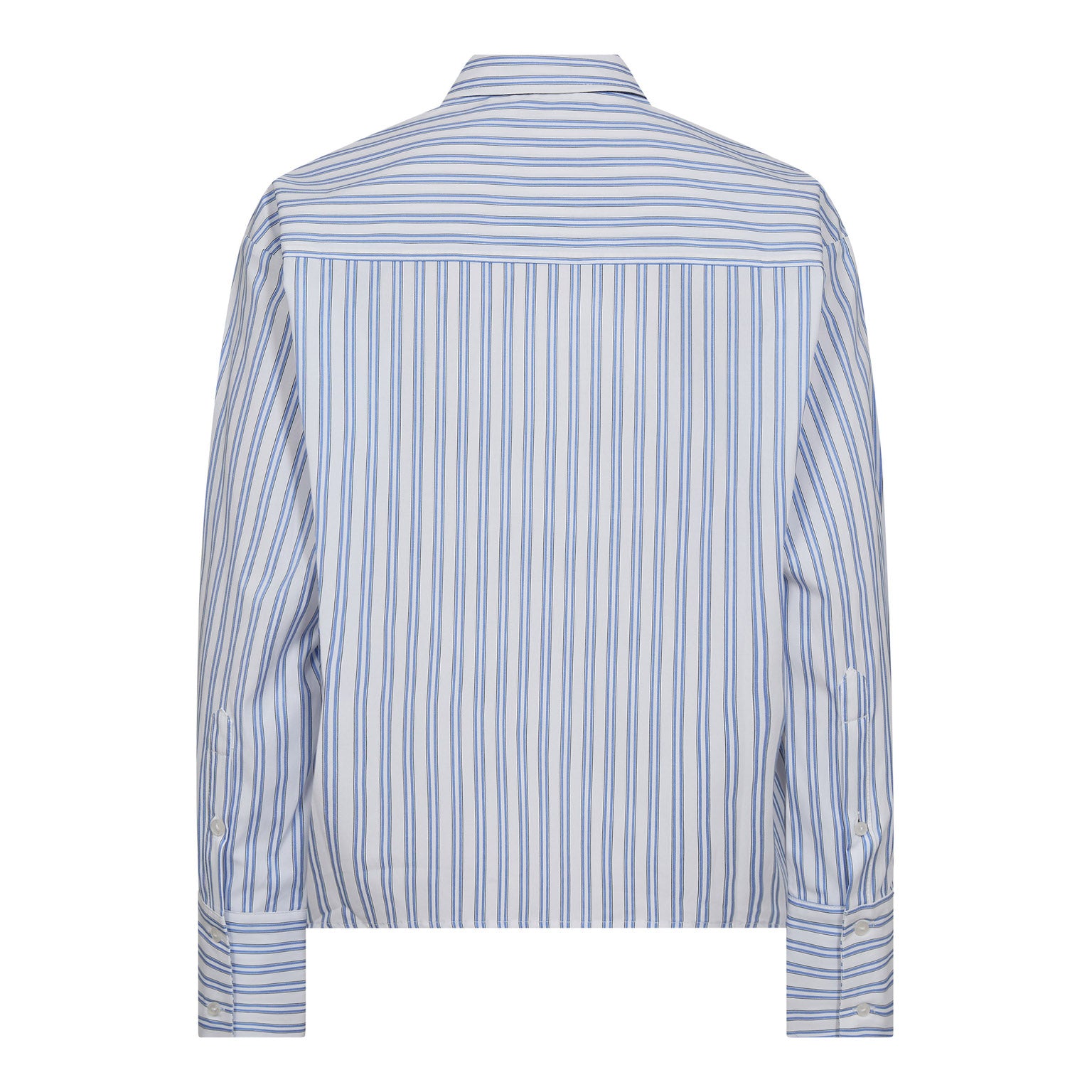 DevinCC Stripe Tie Shirt - Blue