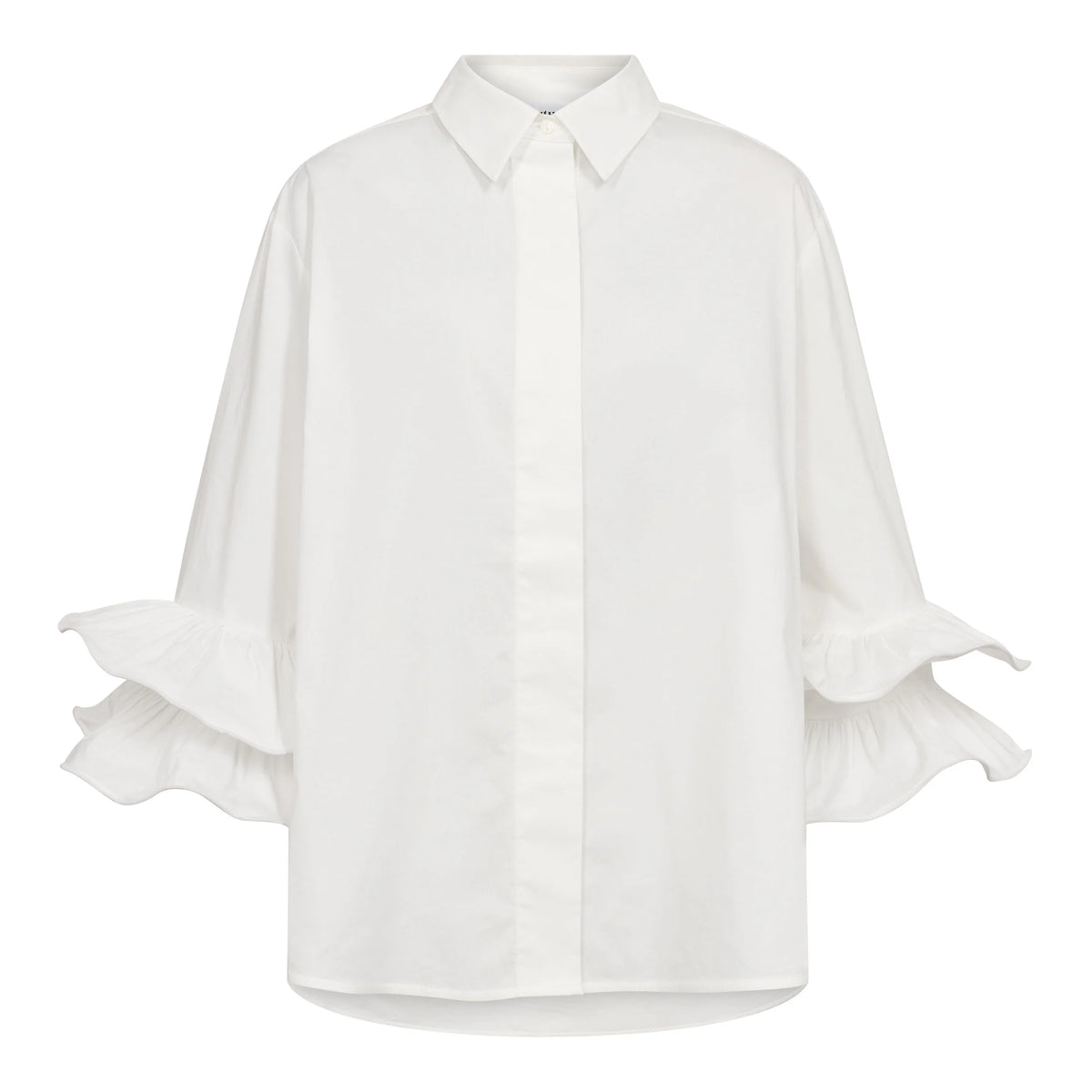 HalenCC Flare Shirt - White