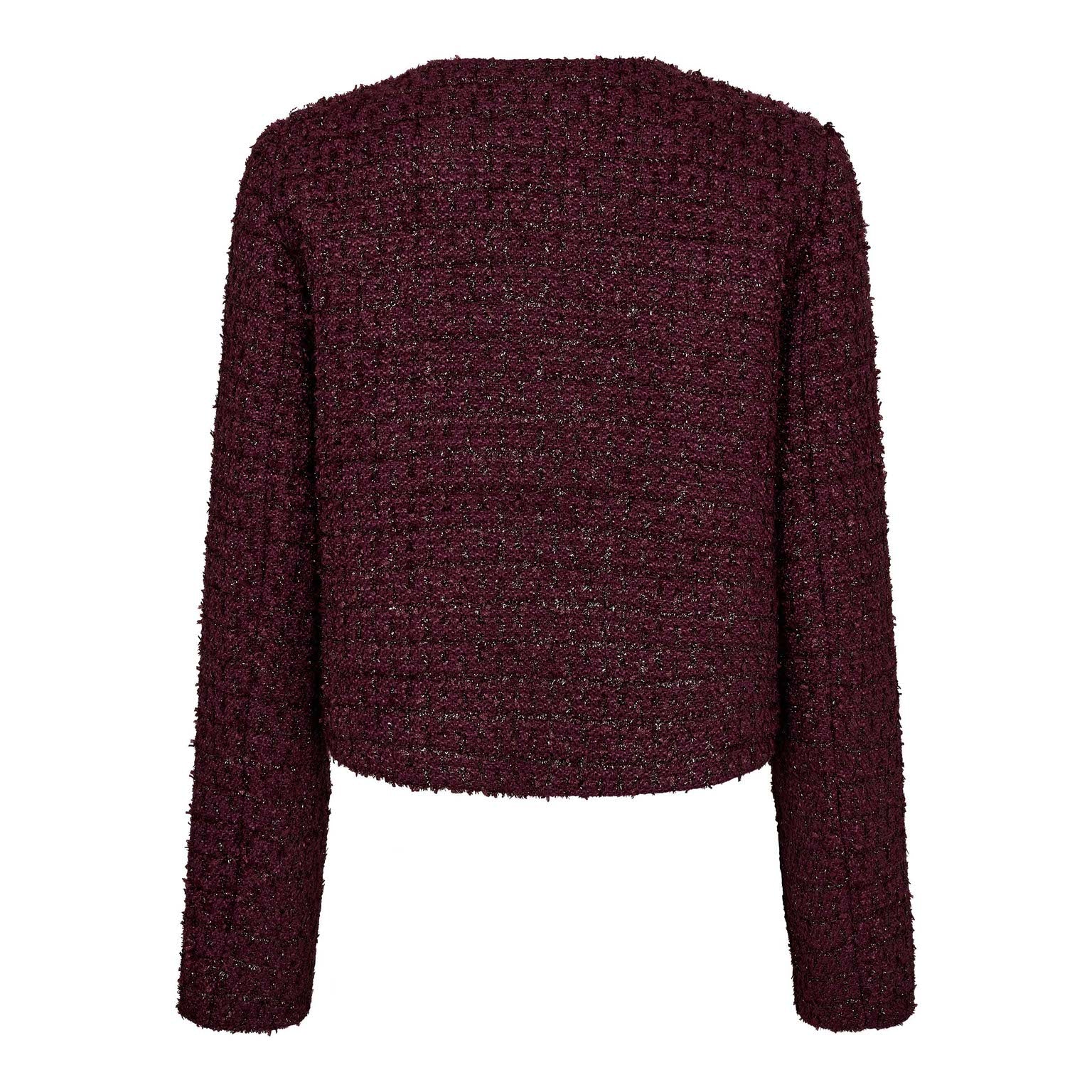 PeachCC Boucle Jacket - Plum