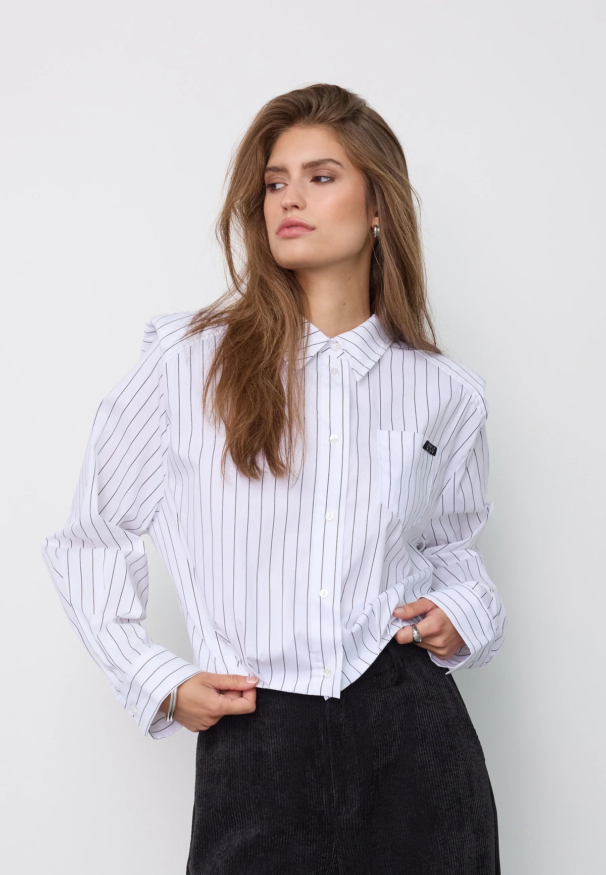 RivenCC Shoulder Shirt - White