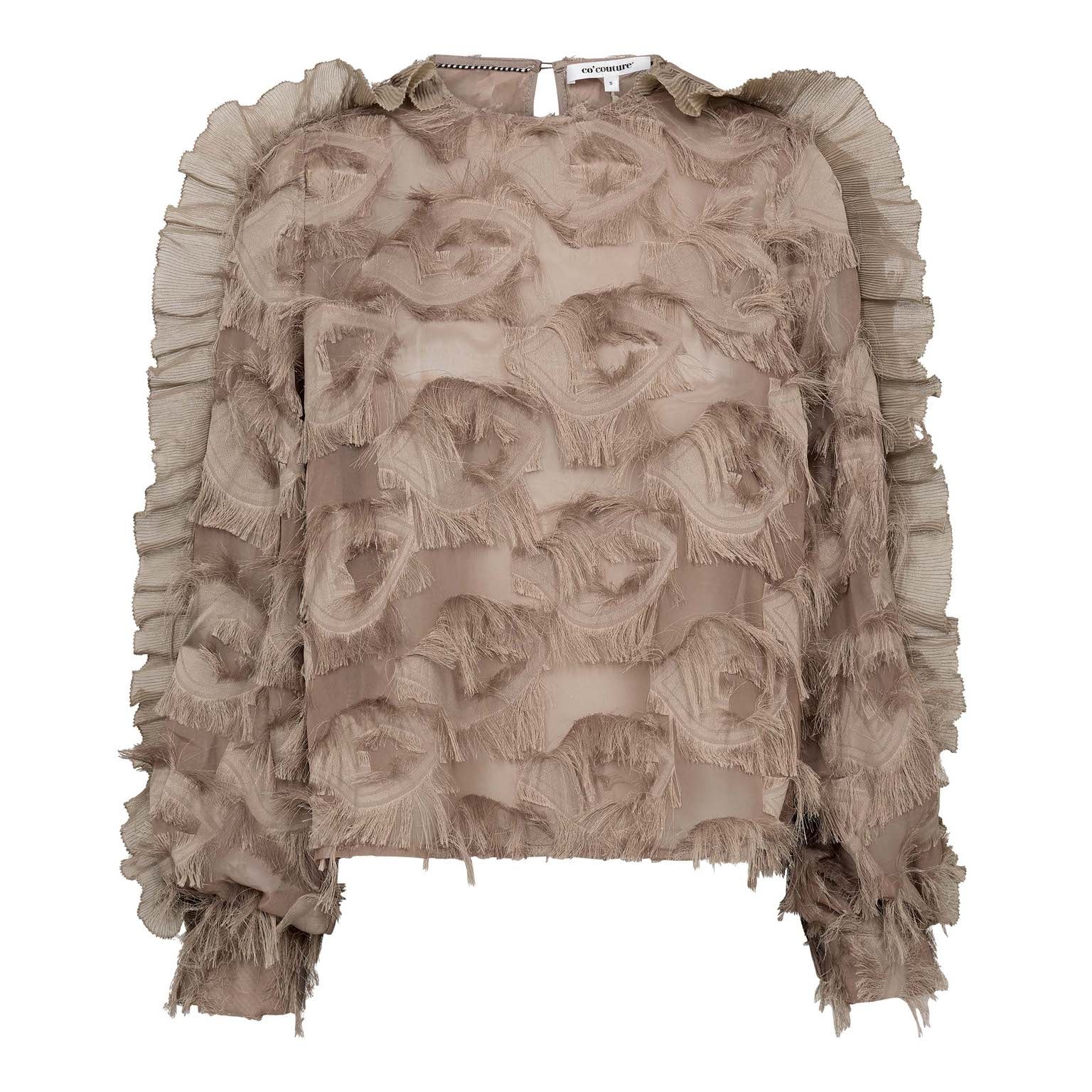 SyraCC Structure Blouse - Walnut
