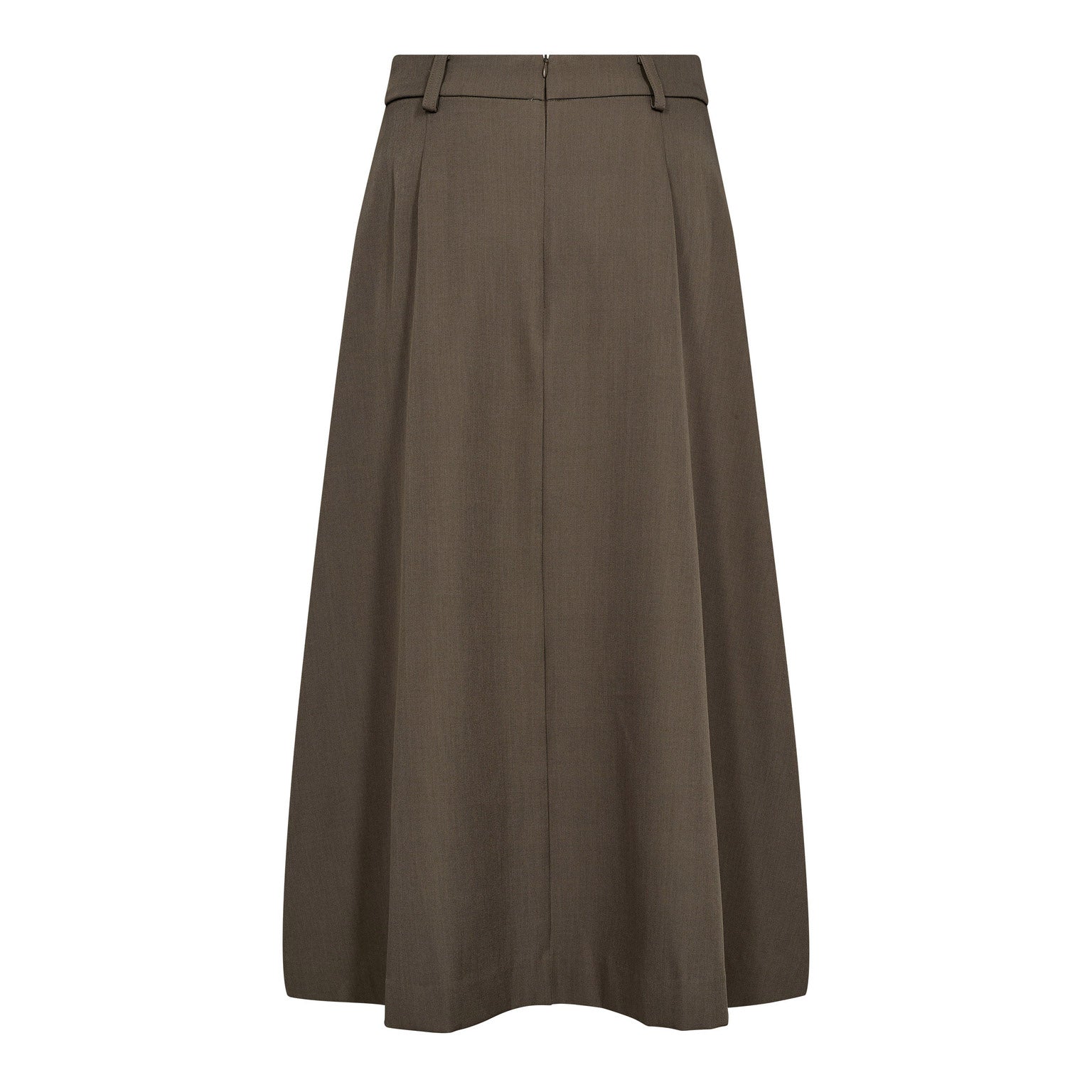 LunaCC Pocket Pleat Skirt - Walnut