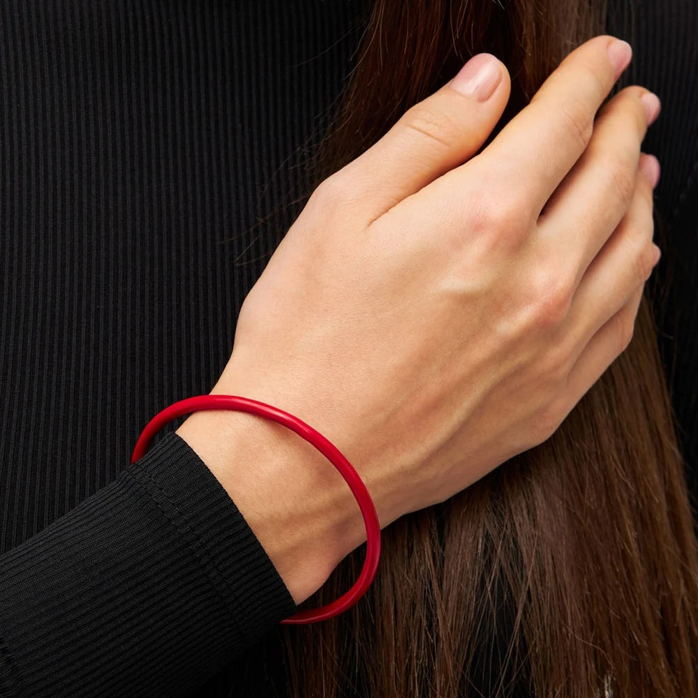 Color bangle passion red