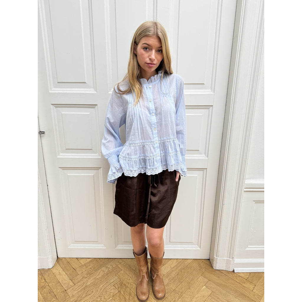 Audrey Long Sleeve - Light Blue