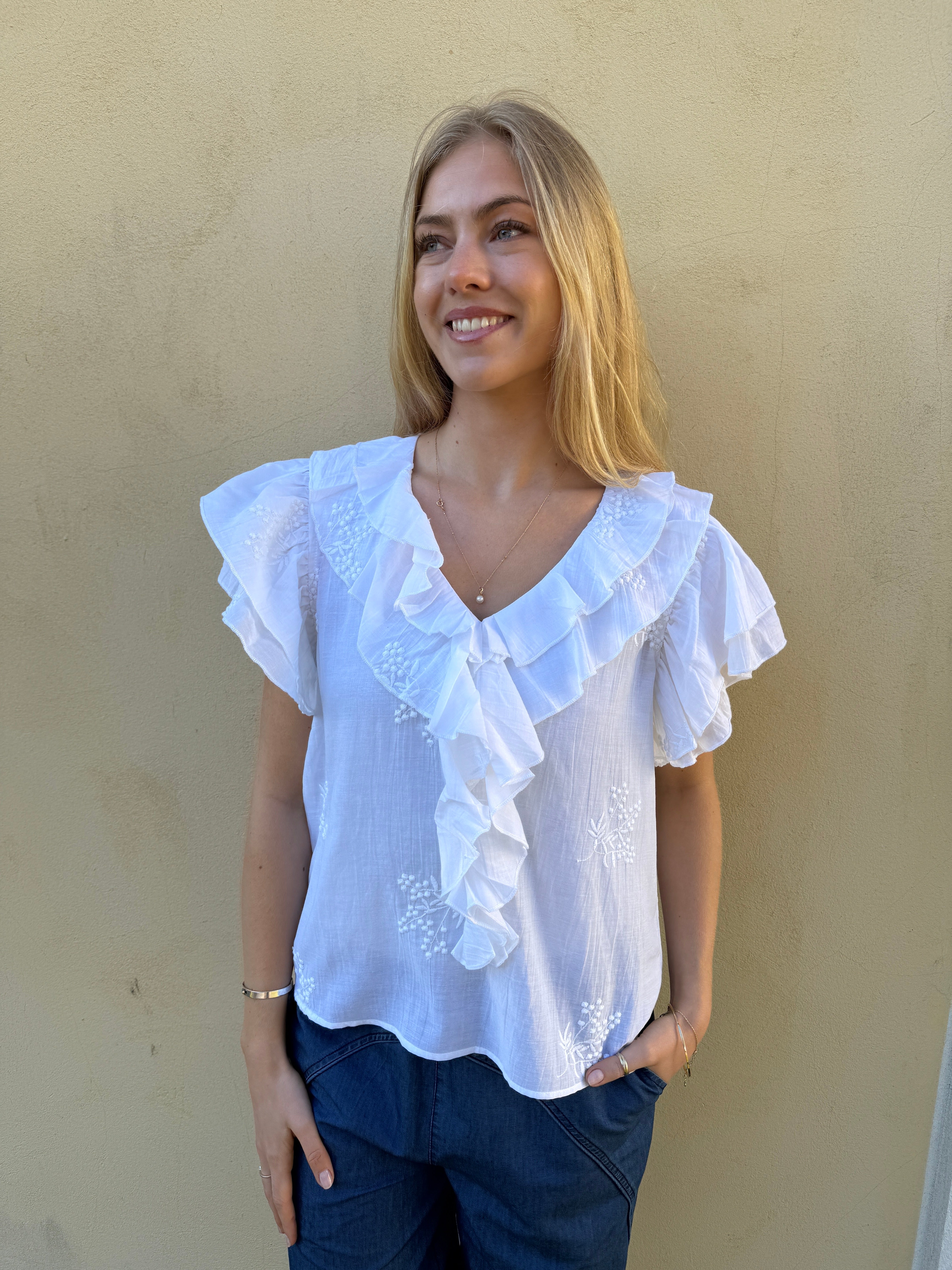Ines fringles - White